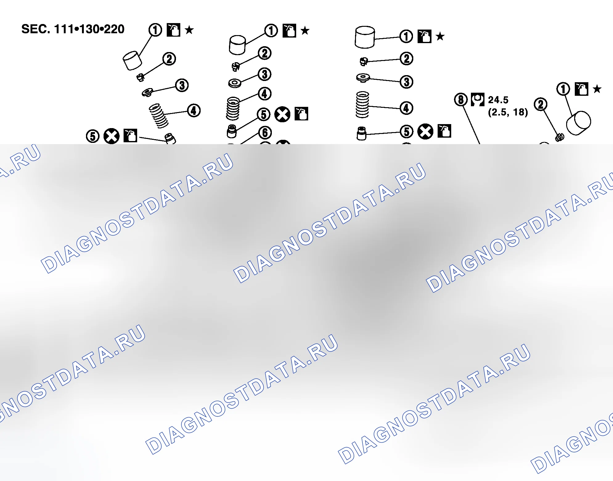 Рис. 1028: Разборка и сборка. Infiniti G35 III