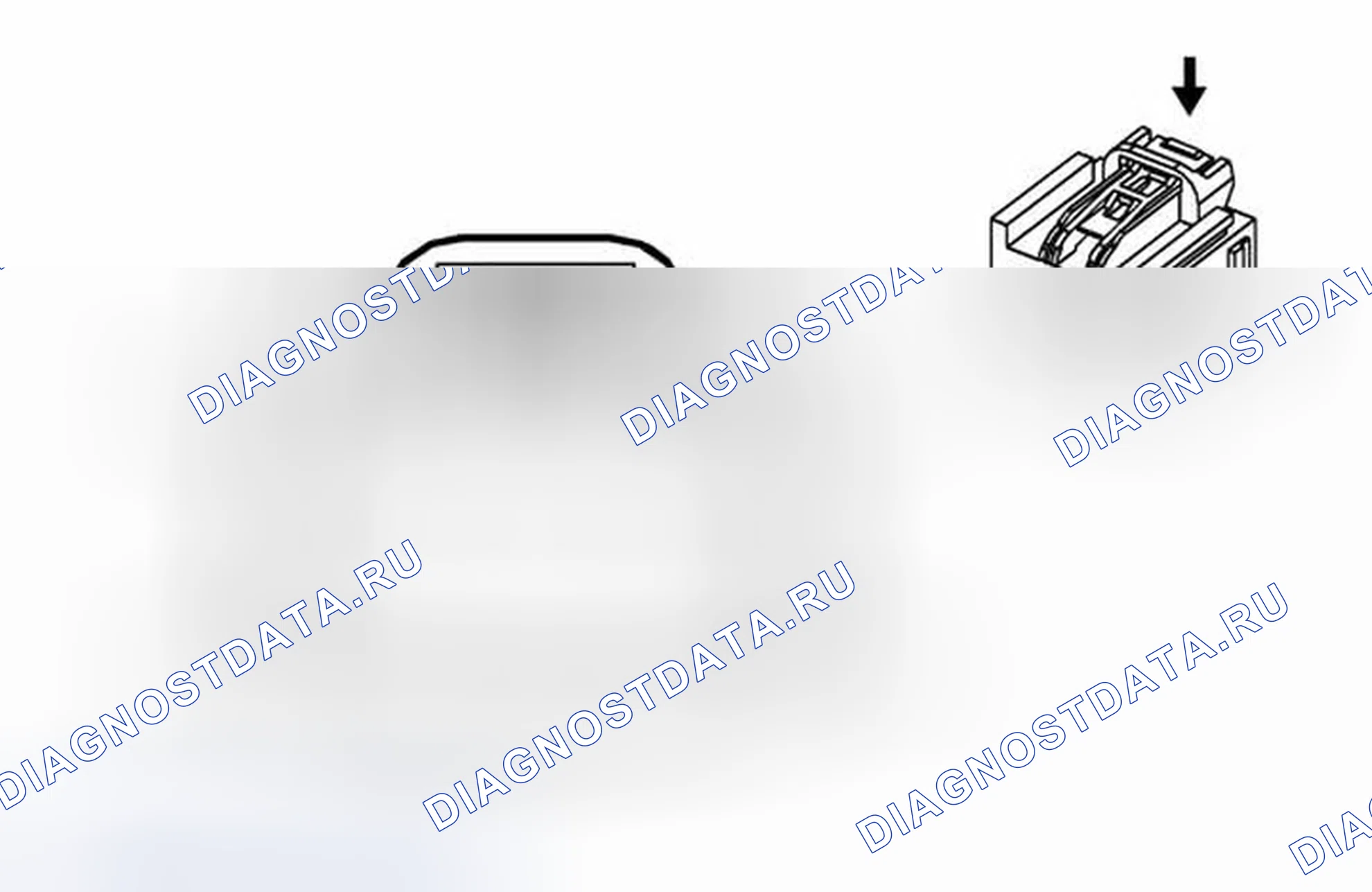 Рис. 13: S64D Переключатель регулировки сиденья - драйвер X2. Cadillac ATS I
