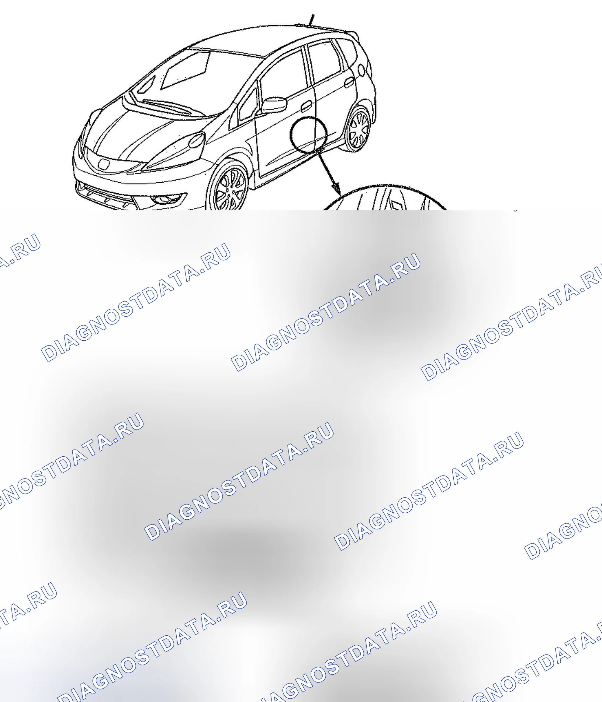 Рис. 15: Код краски. Honda Fit GE