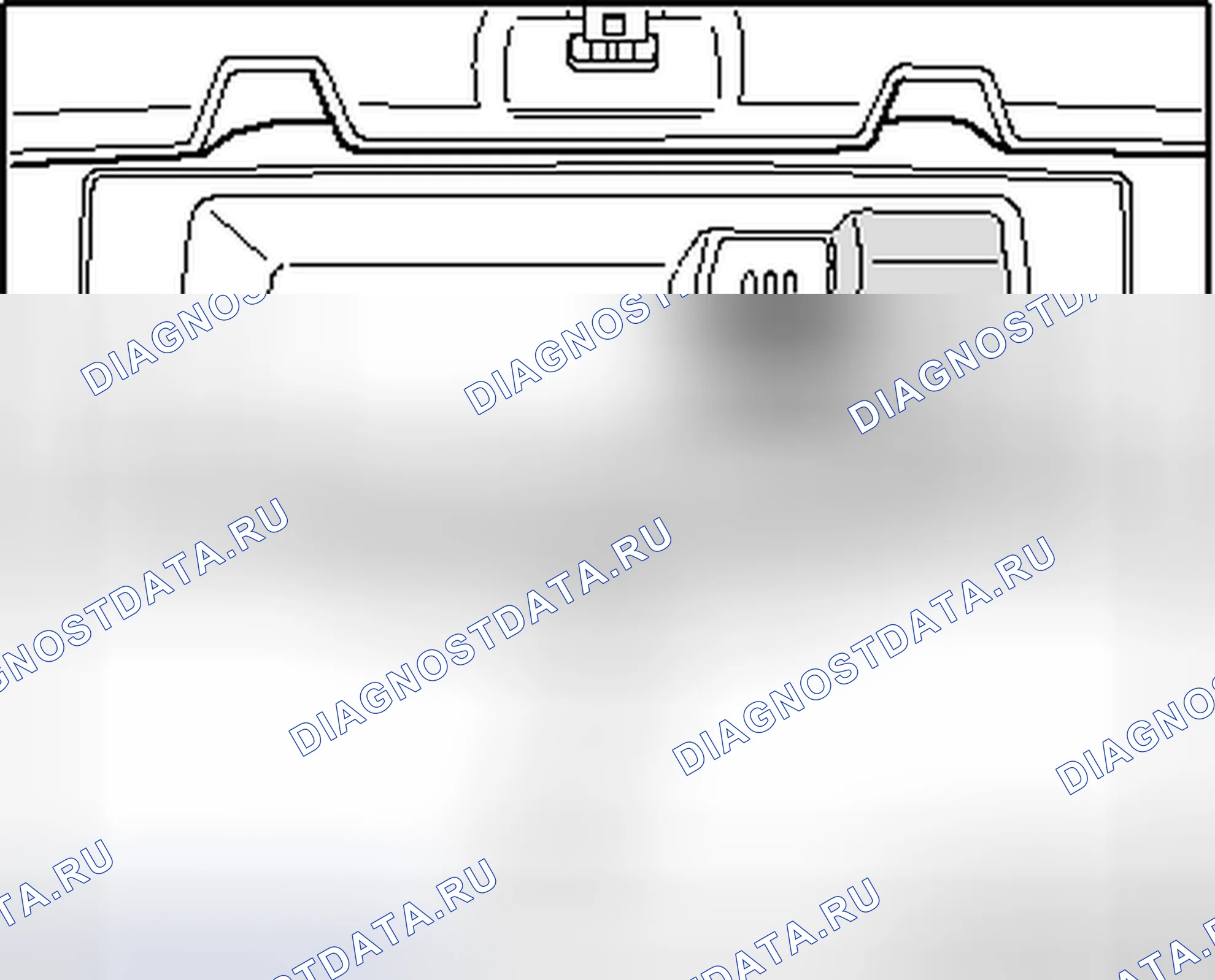 Рис. 10: USB-накопитель и проигрыватель MP3, разъем USB. Volkswagen Passat B6
