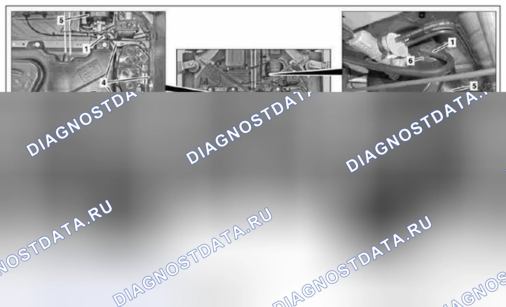 Рис. 152: Демонтаж / монтаж вакуумной линии усилителя тормозов - AR43.10-P-xtigx1 0355MCU. Kia Soul I