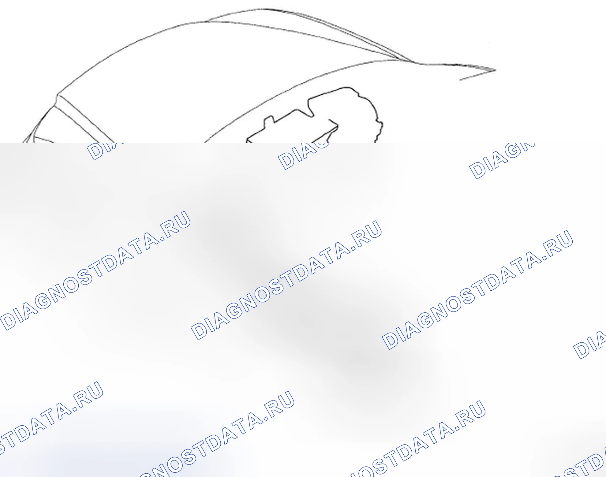 Рис. 71: РАСПОЛОЖЕНИЕ КОМПОНЕНТОВ. Hyundai Azera I