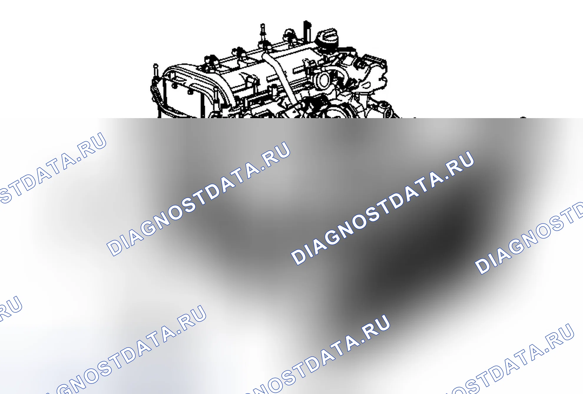 Рис. 25: Замена впускного шланга радиатора (LEA). Buick Regal V