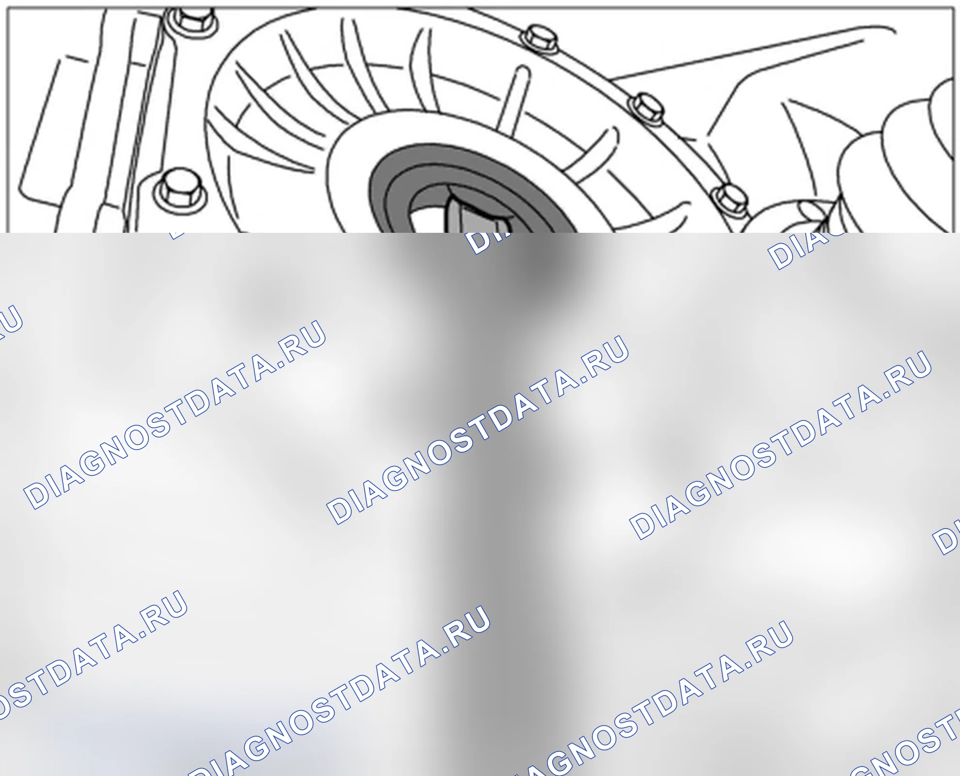 Рис. 44: Снятие уплотнительного кольца для фланца полувала. Porsche 911 GT3 997