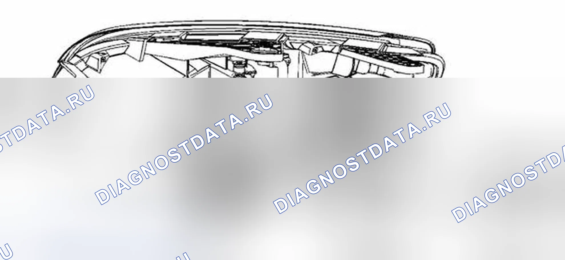 Рис. 45: Замена лампы фары (OUTLOOK Non HID). Chevrolet Traverse I