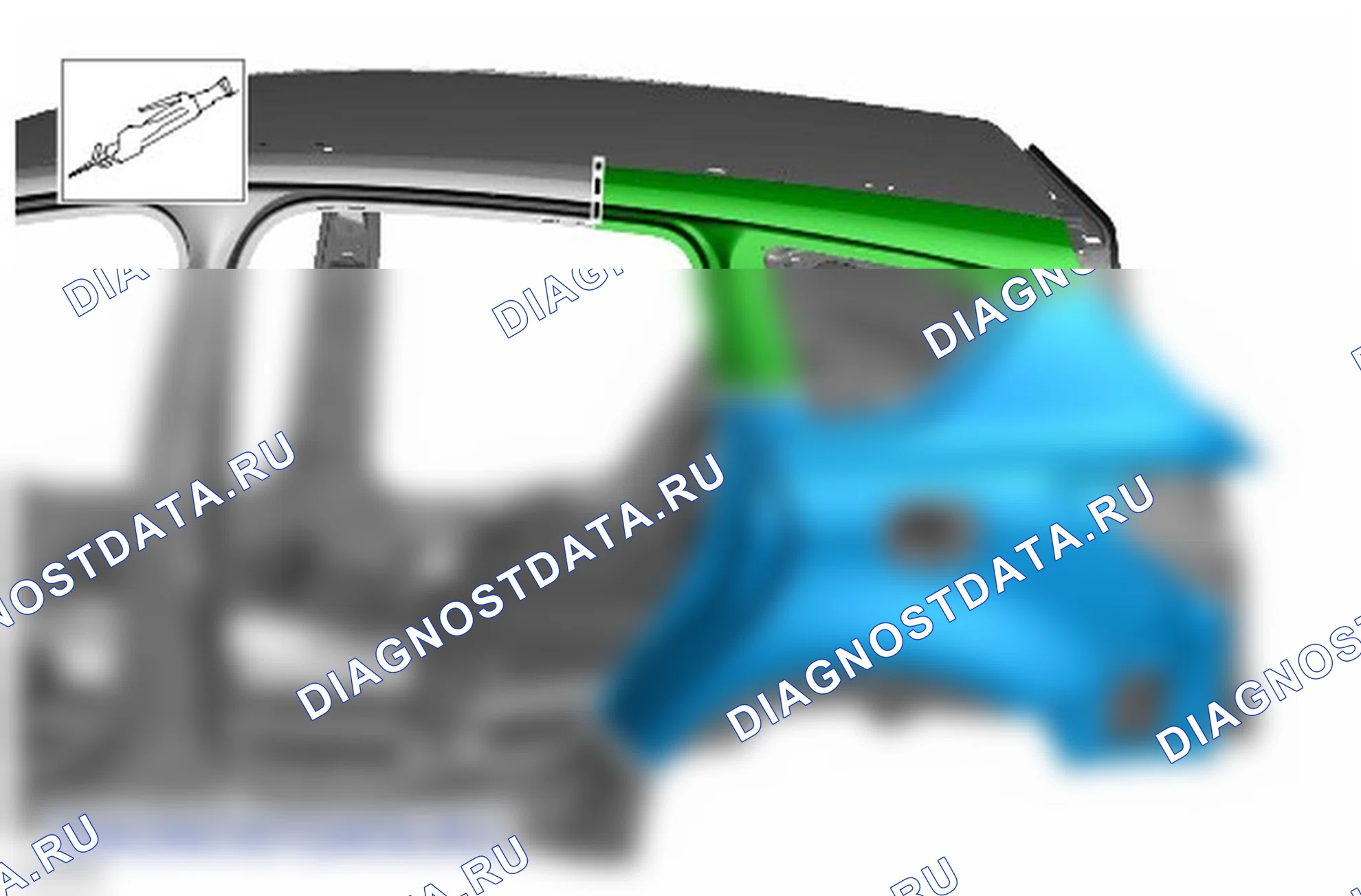 Как снять и установить панель задней боковой части кузова. Ford Galaxy III