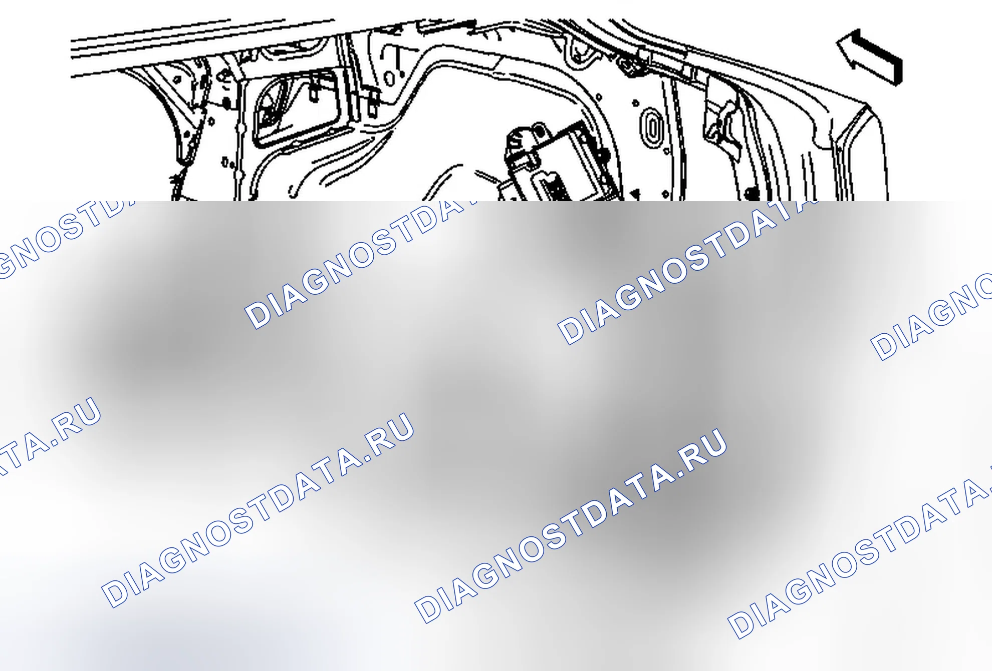 Рис. 70: Замена модуля управления потоком топливного насоса. Chevrolet Malibu VIII рестайлинг