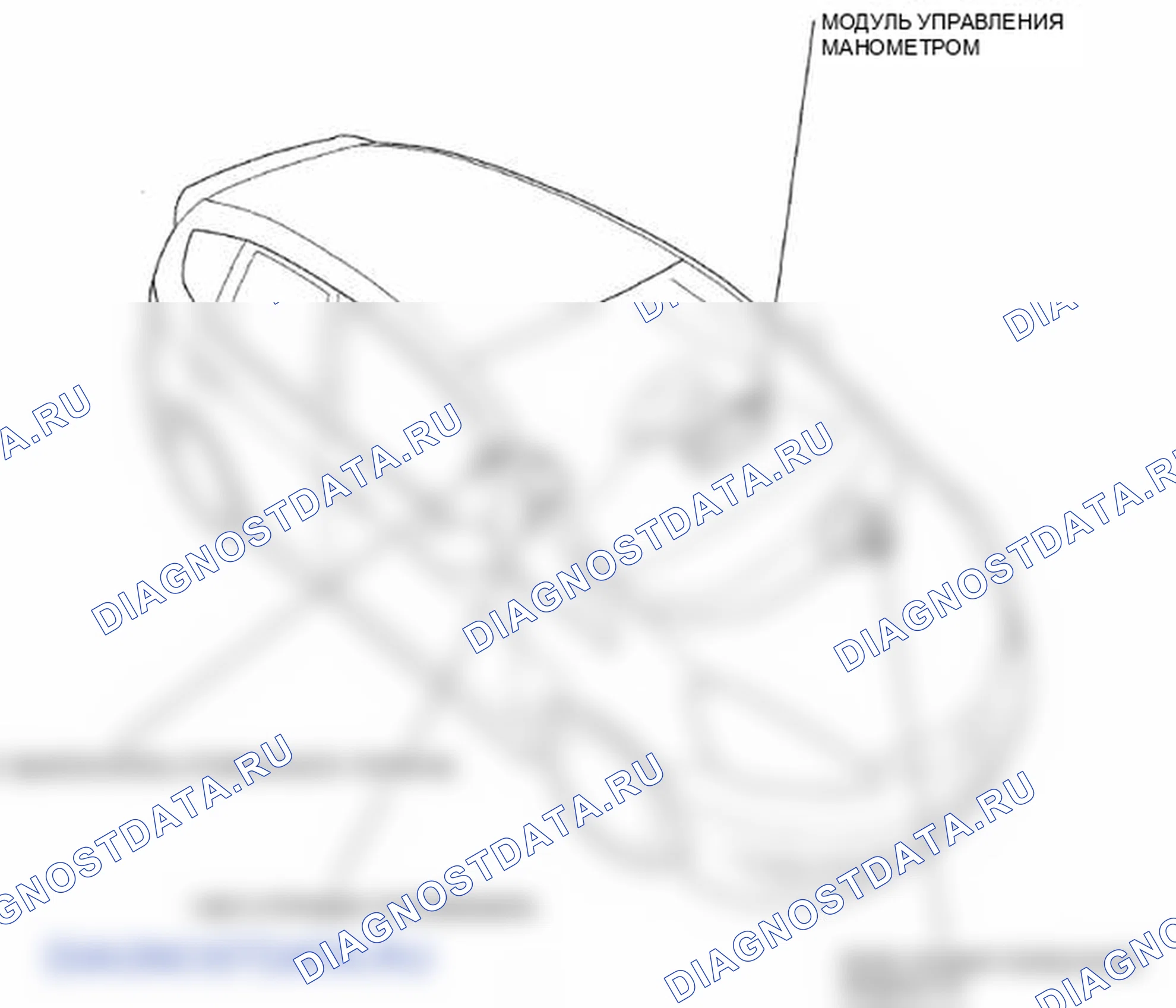 Рис. 1: Указатель расположения компонентов. Honda Fit GE