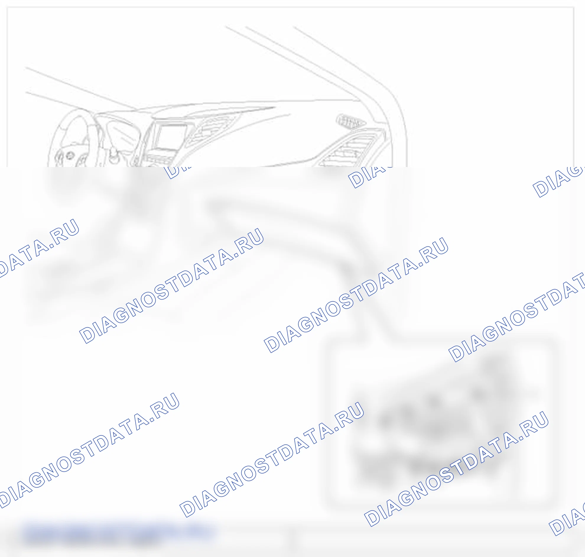 Рис. 24: Расположение компонентов. Hyundai Azera II