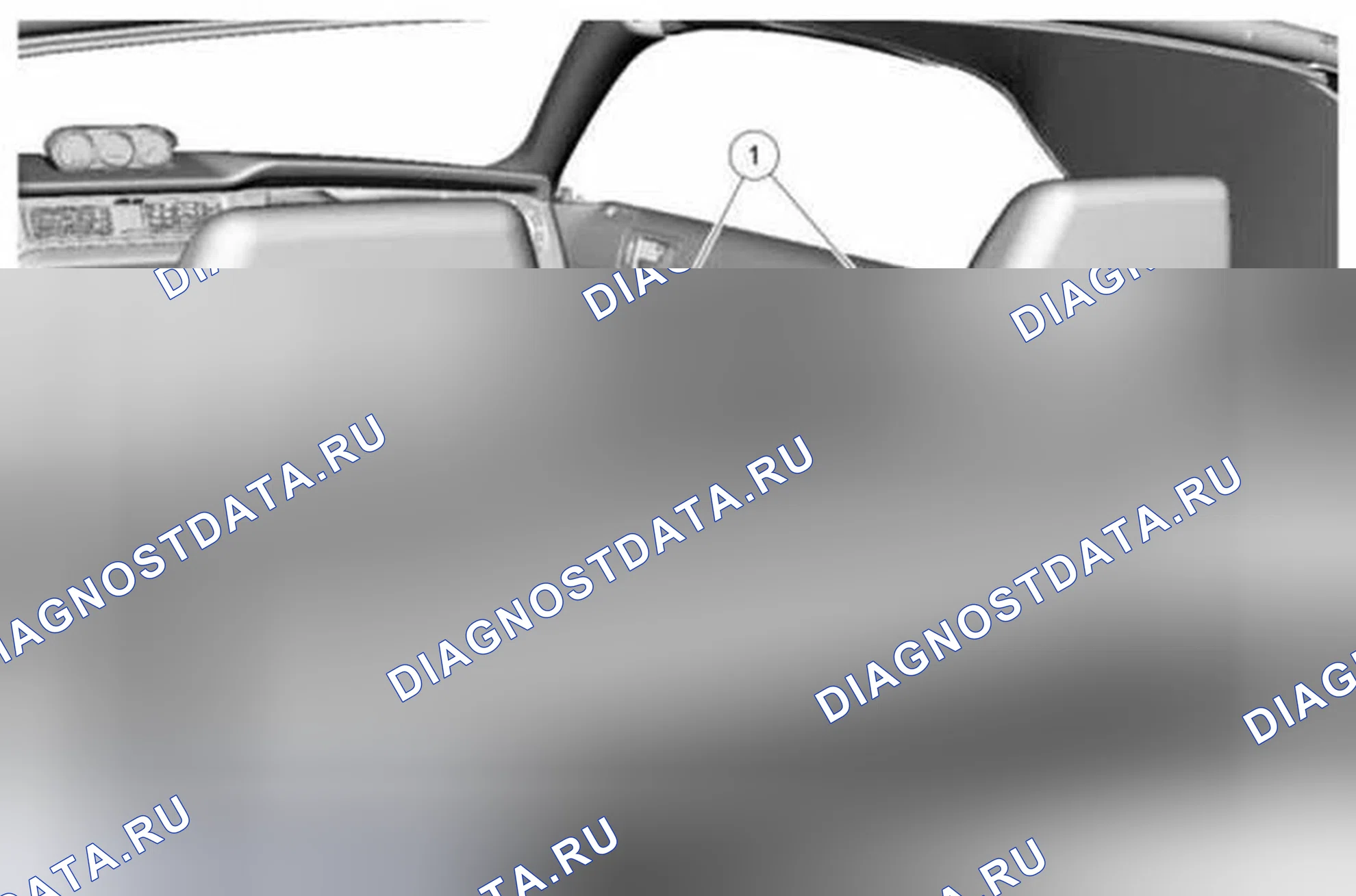 Рис. 61: Спинка кабриолета. Ford Mustang V рестайлинг
