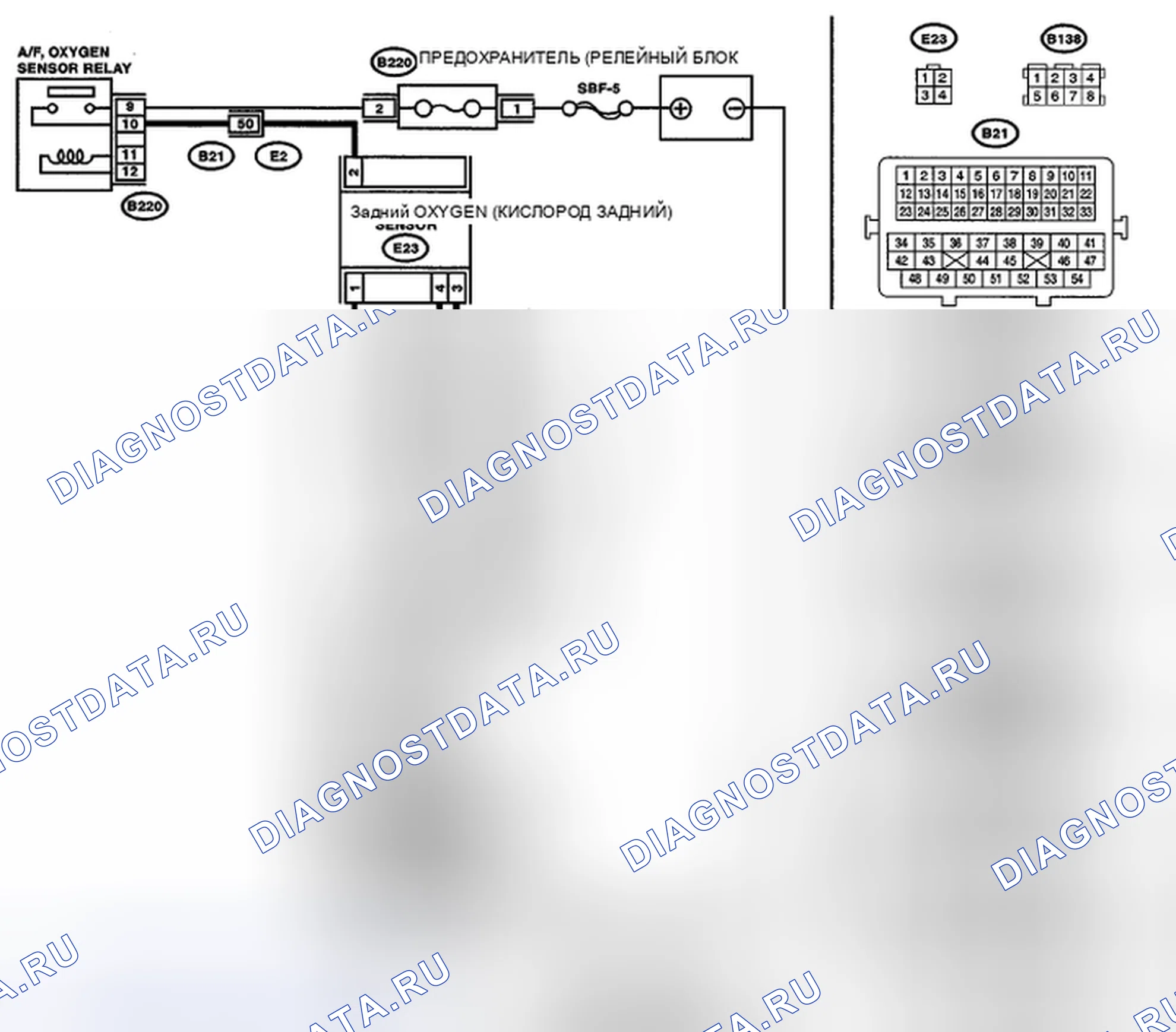 Рис. 22: электросхема. Subaru Impreza WRX GH