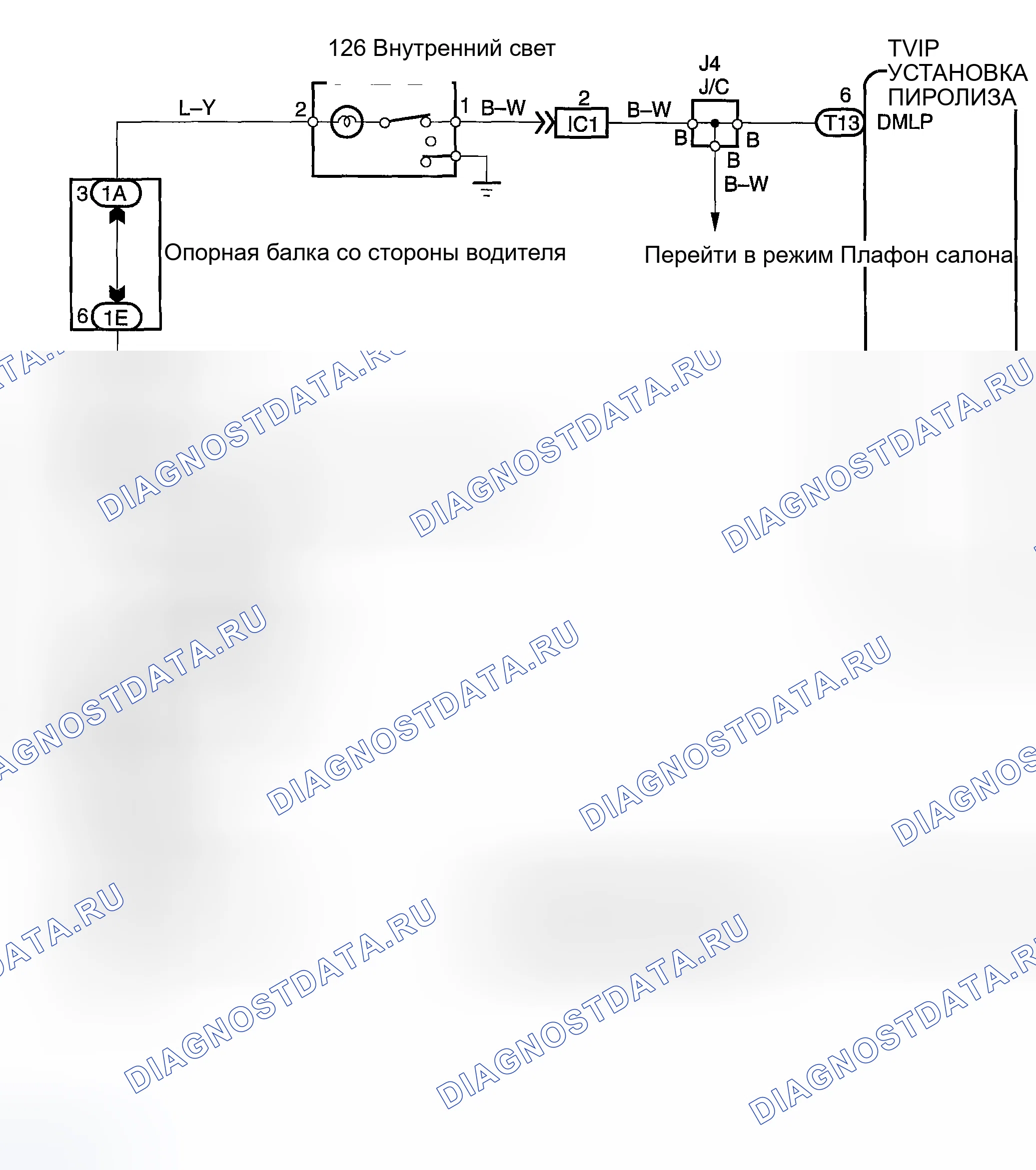 Рис. 196: электросхема. Toyota Tundra I рестайлинг