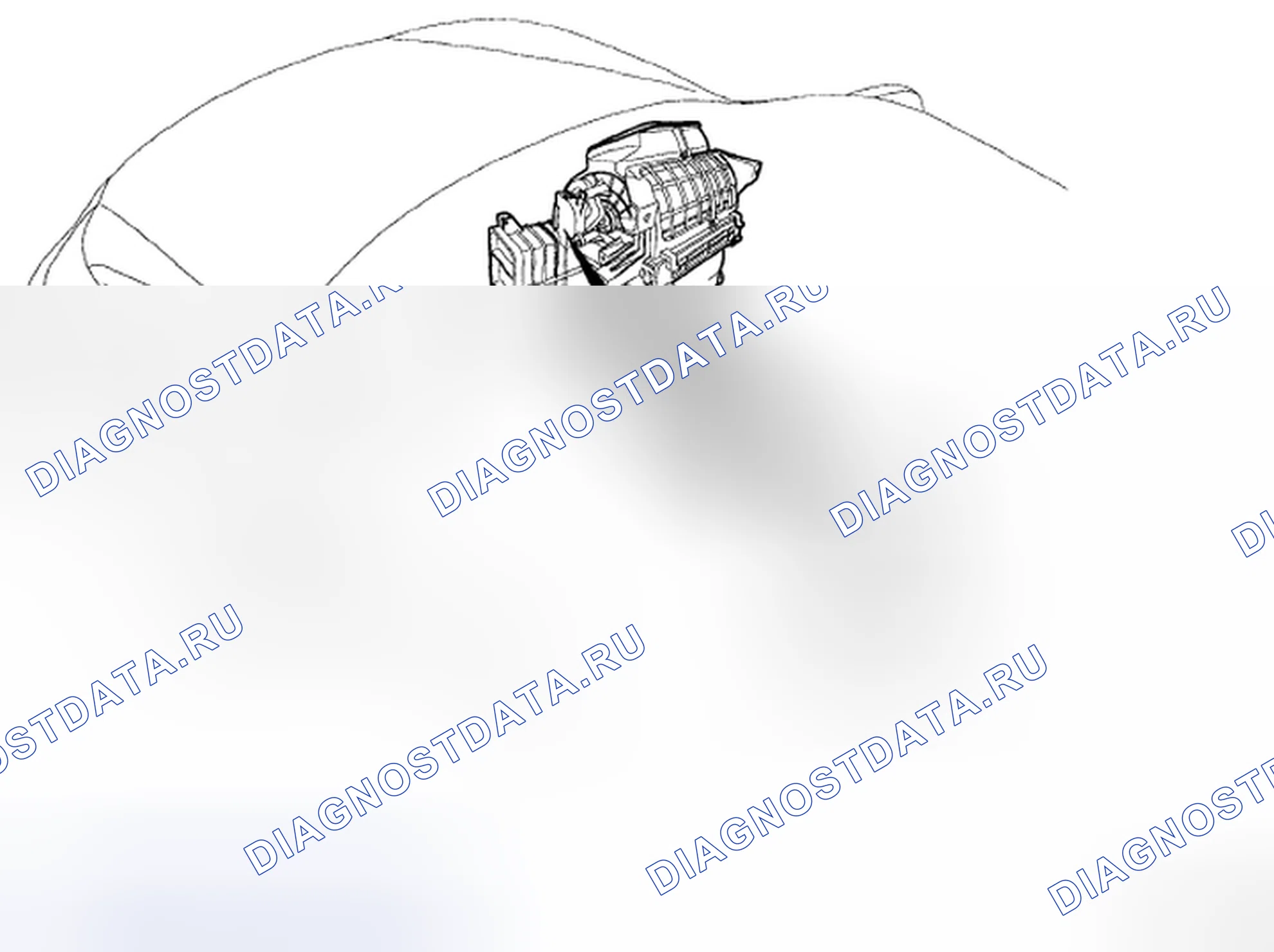 Рис. 91: РАСПОЛОЖЕНИЕ КОМПОНЕНТОВ. Hyundai Santa Fe II