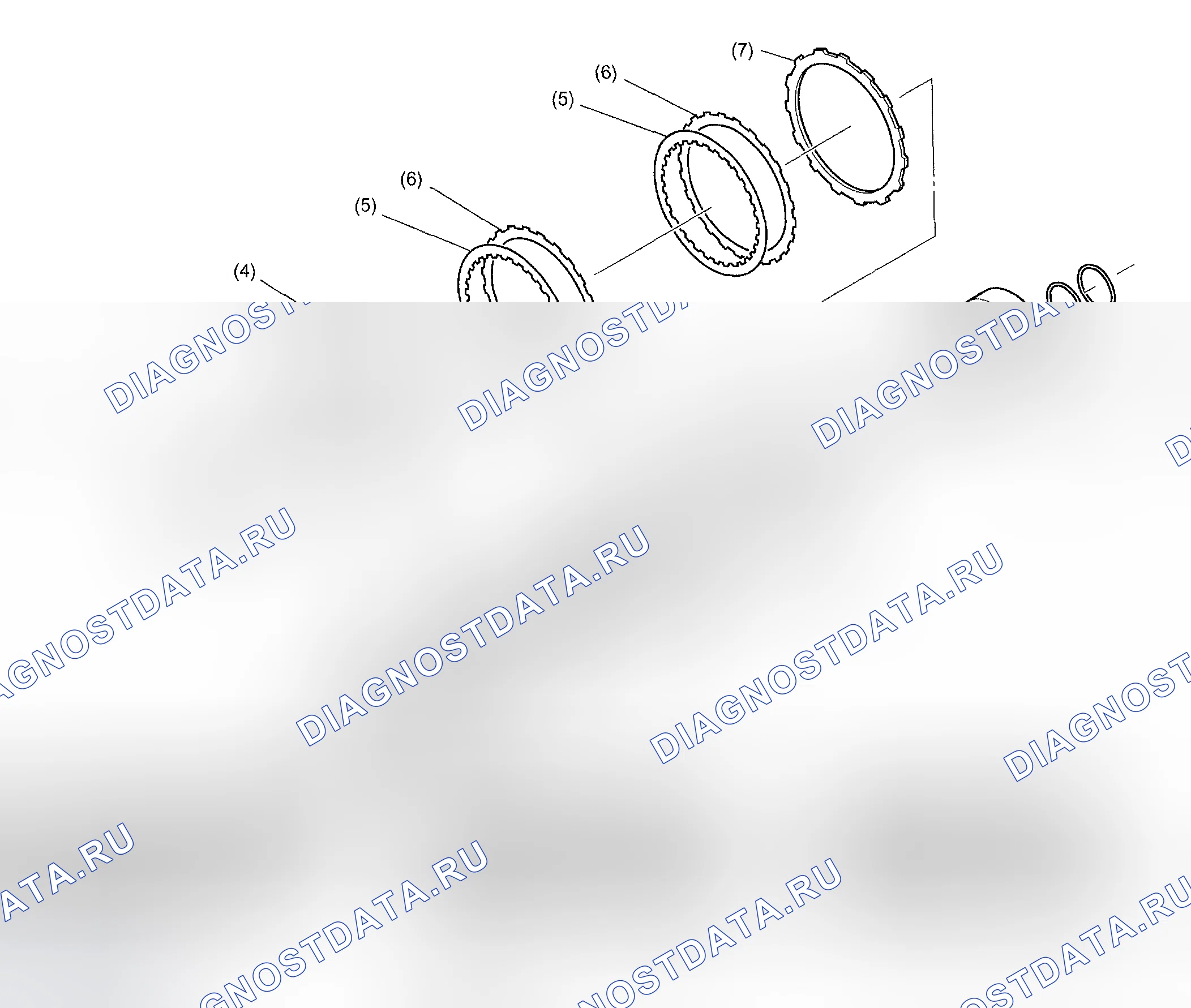 Рис. 765: ПЕРЕДАТОЧНАЯ МУФТА. Subaru Impreza WRX GD/GG рестайлинг