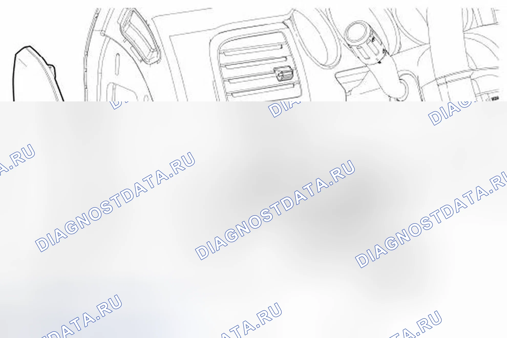 Рис. 35: Выключатель окружающего освещения. Ford Taurus VI