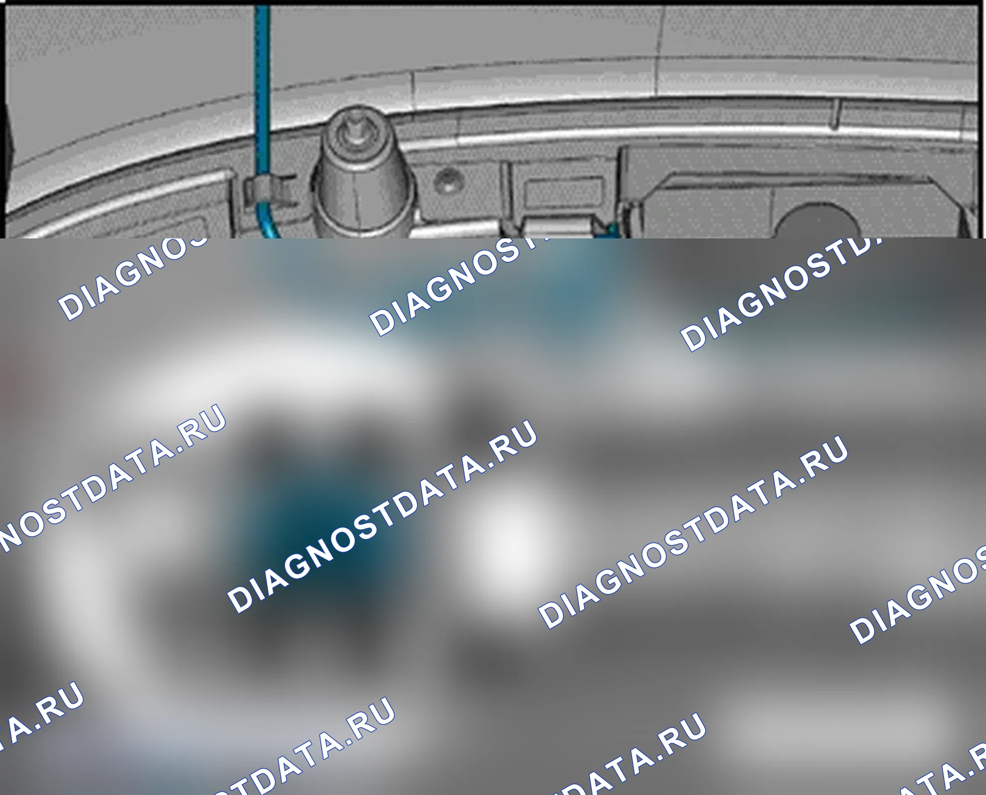 Рис. 92: ПЕРЕКЛЮЧАТЕЛИ СТЕКЛОПОДЪЕМНИКОВ В ЗАДНИХ ДВЕРЯХ -E52-/ -E54-. Audi Q7 4L рестайлинг