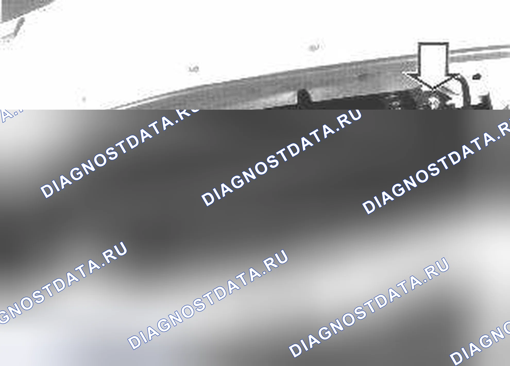 Рис. 58: Снять радиатор. Volvo C70 I