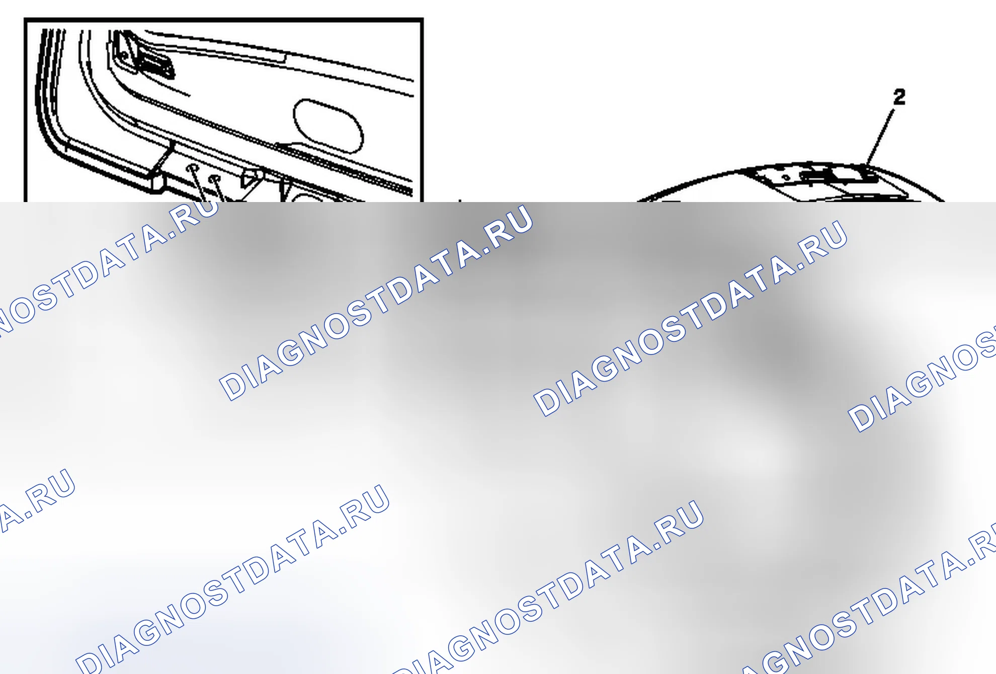 Рис. 80: Замена дверь багажника. Chevrolet Captiva I рестайлинг 2