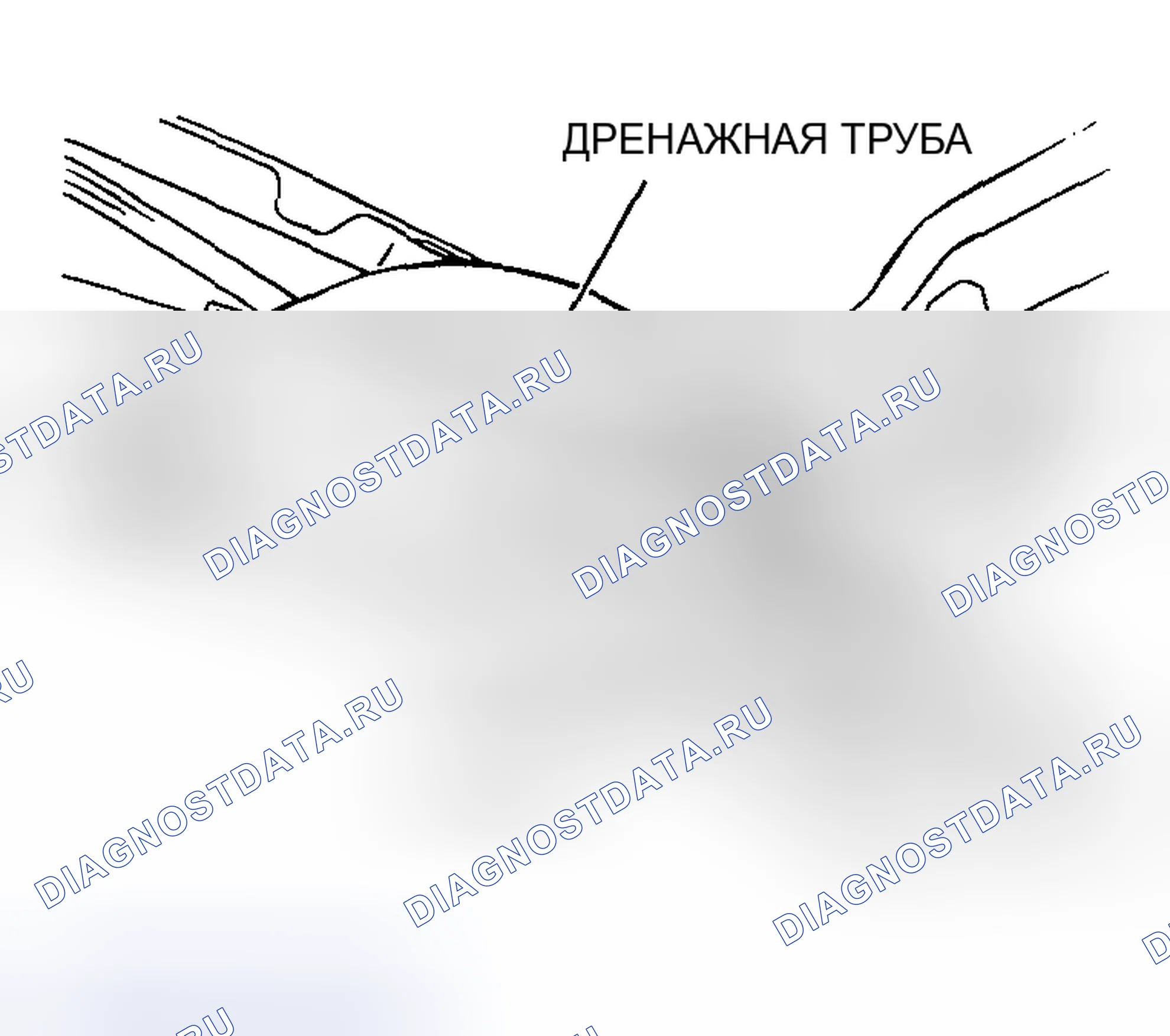 Рис. 19: > > A < < МОНТАЖ ДРЕНАЖНОЙ ТРУБЫ. Mazda MX-5 NA