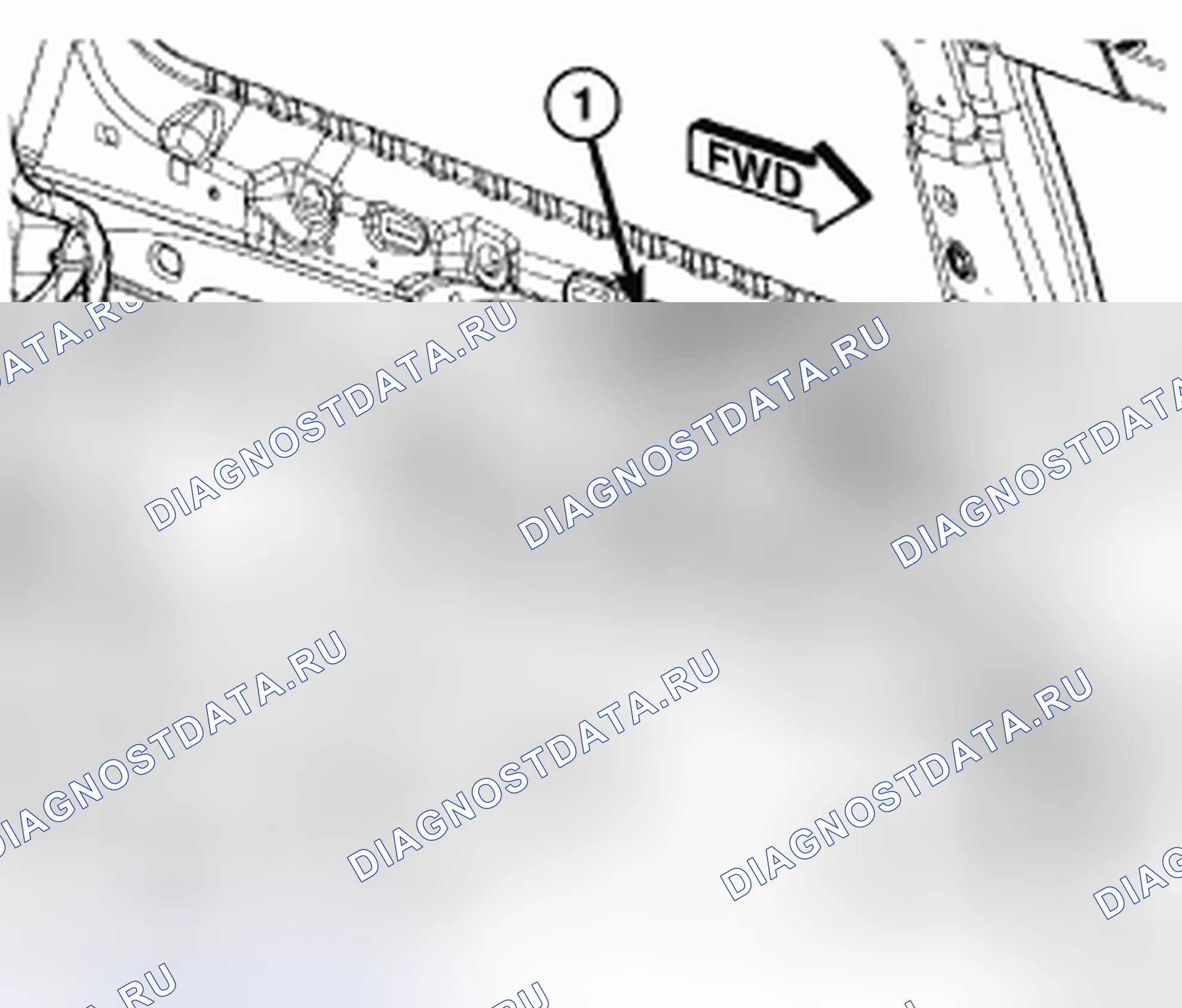 Рис. 39: ДЕМОНТАЖ. Chrysler Town & Country V