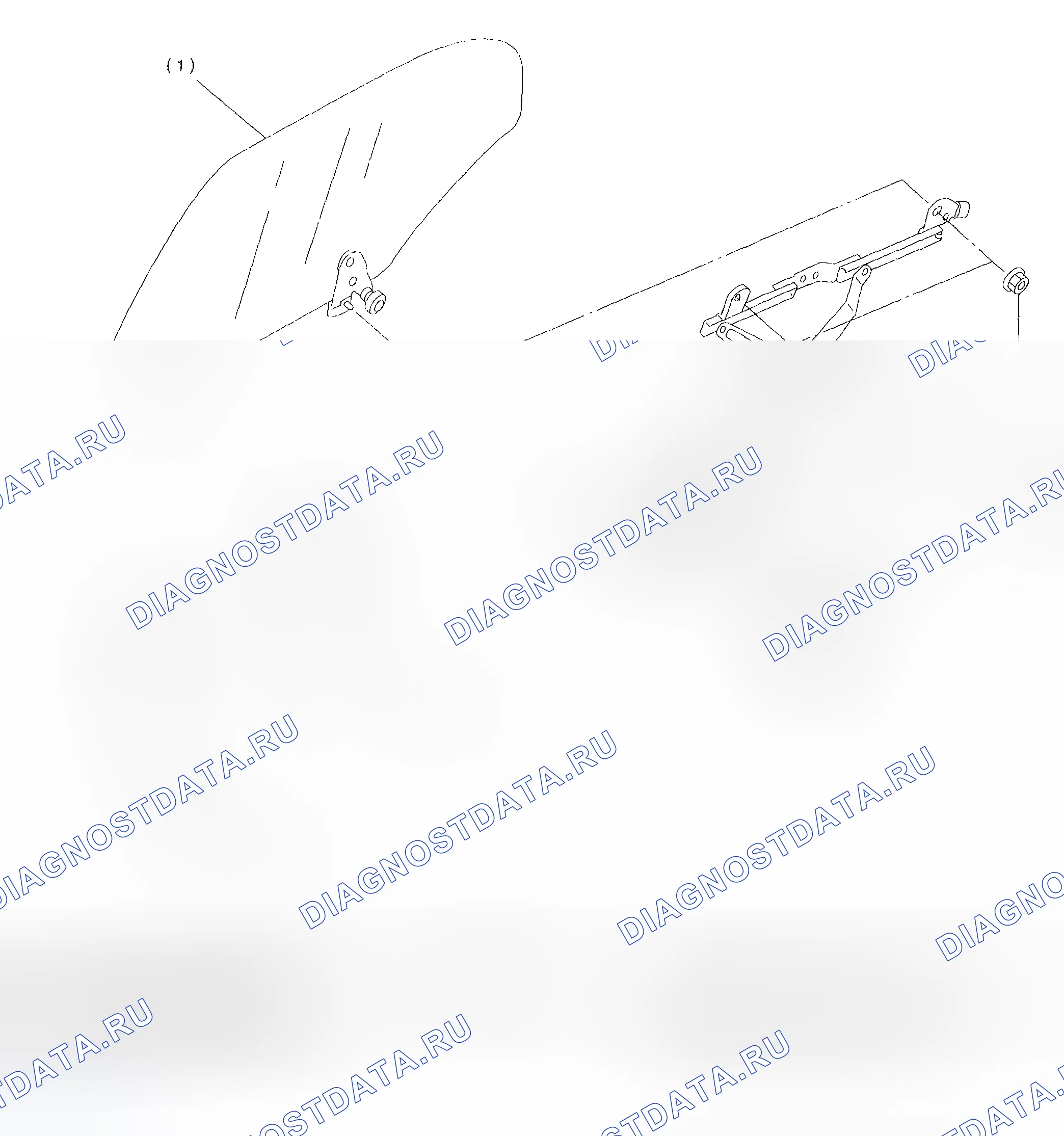 Рис. 4: СТЕКЛО ЗАДНЕЙ ДВЕРИ. Subaru Impreza WRX GD/GG рестайлинг