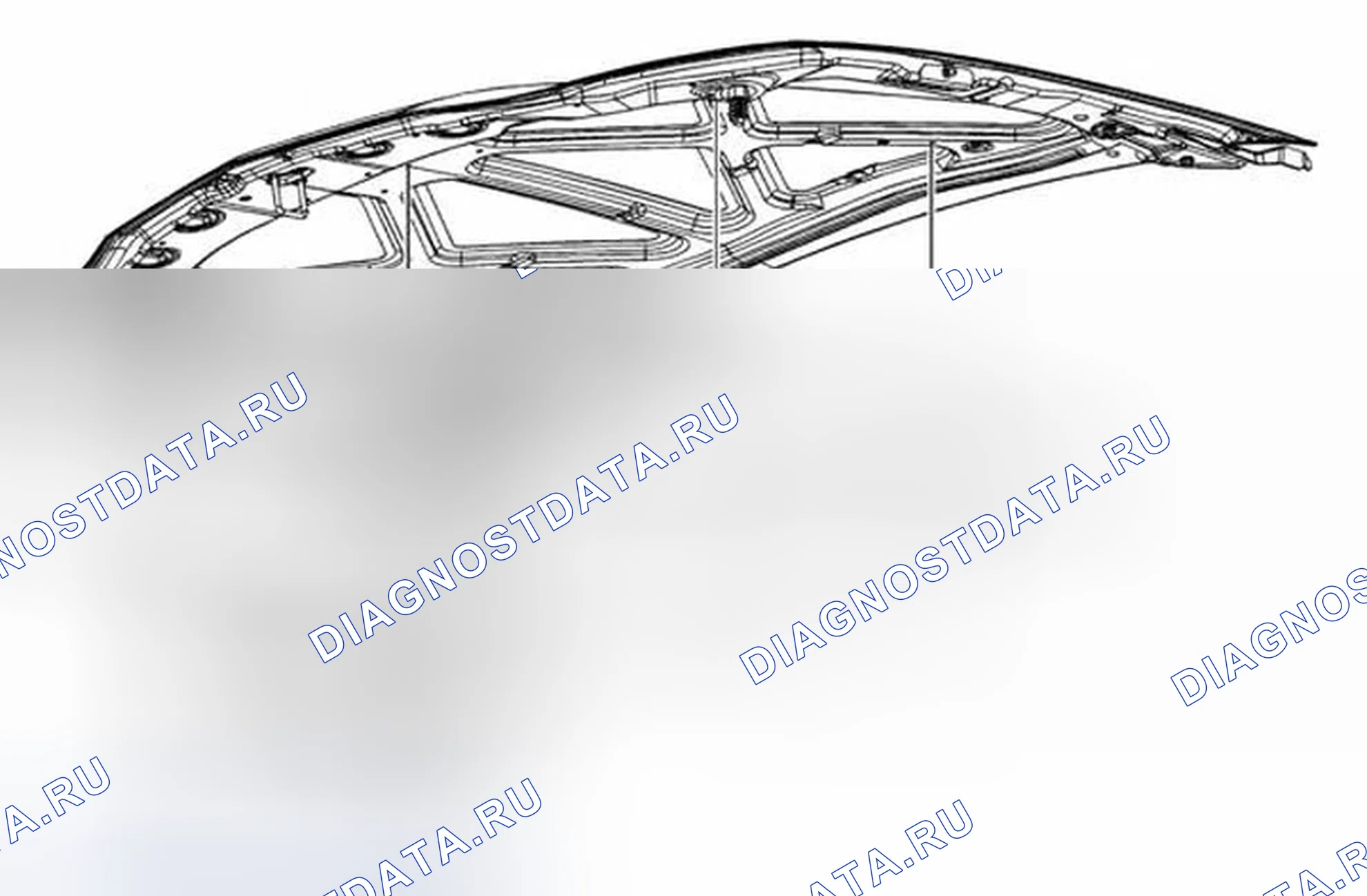 Рис. 7: Замена изолятора капота (Impala). Chevrolet Impala IX