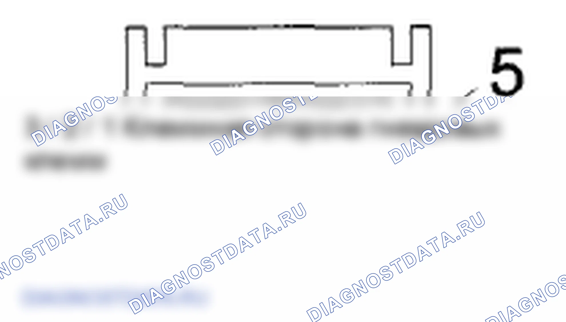 Рис. 81: Разъем B блока адаптера USB (5P). Honda Pilot II