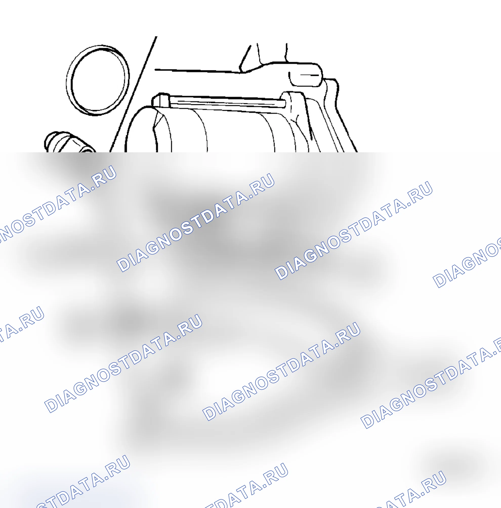 Рис. 26: ДЕМОНТАЖ - 3.3/3.8L. Dodge Caravan IV