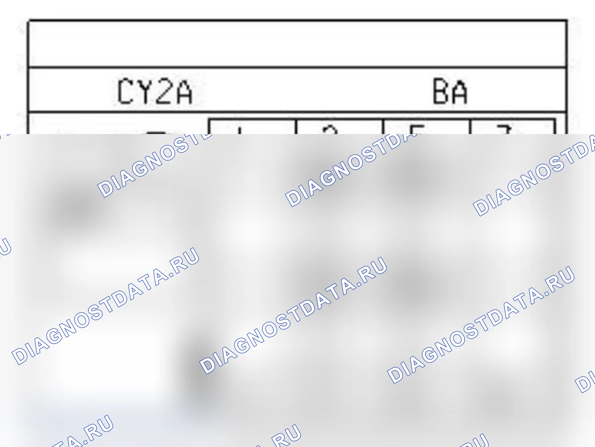 Распиновка разъёма 261 —. Renault Twingo I