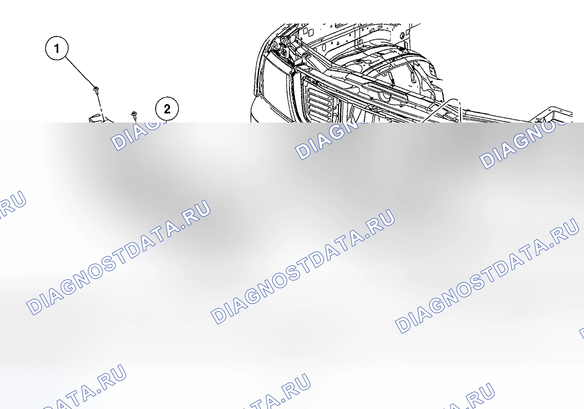 Рис. 248: РЕШЕТКА РАДИАТОРА. Hyundai Nexo I