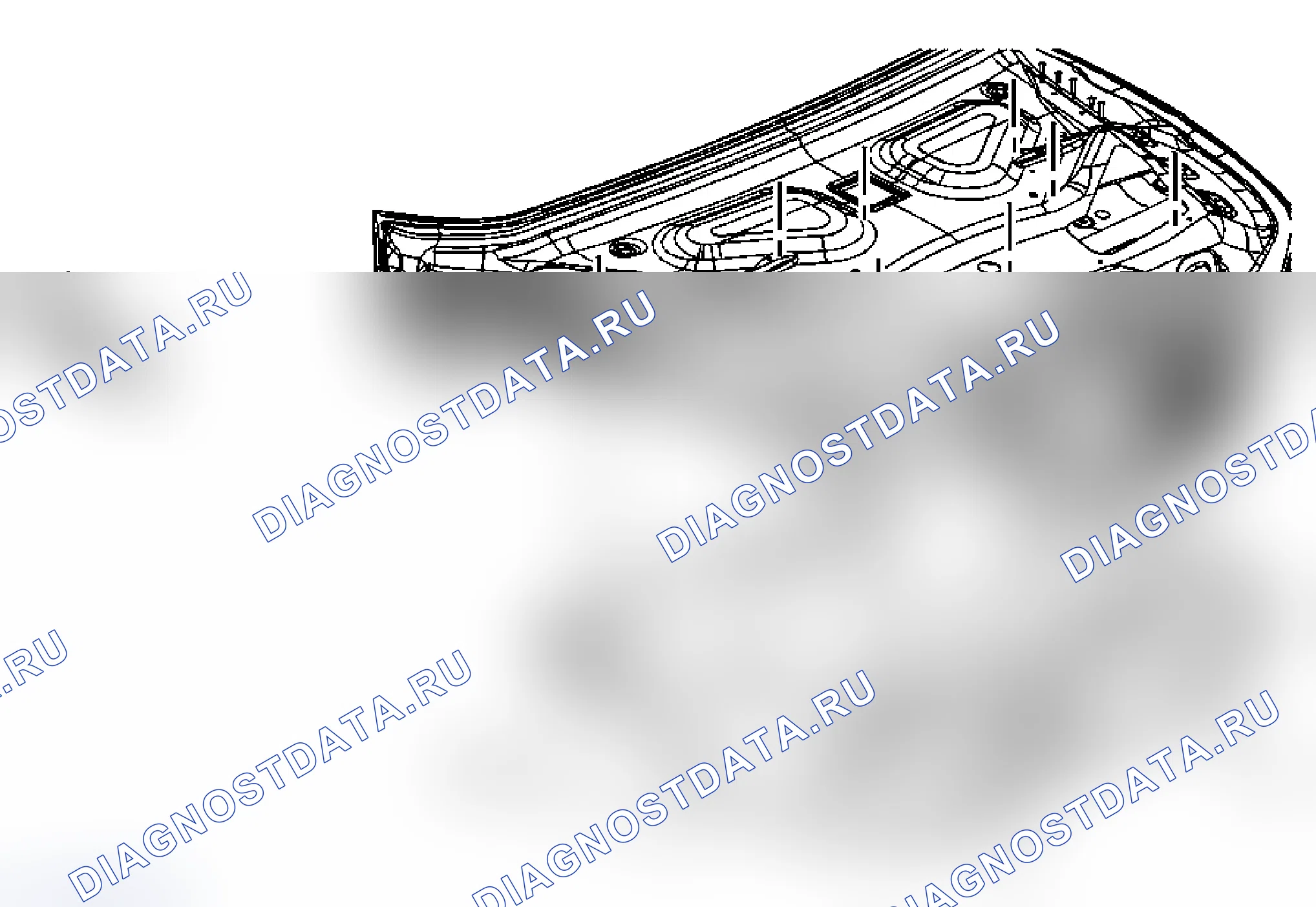 Рис. 39: Замена внутренней панели крышки заднего отсека (кабриолет). Pontiac G6 I final