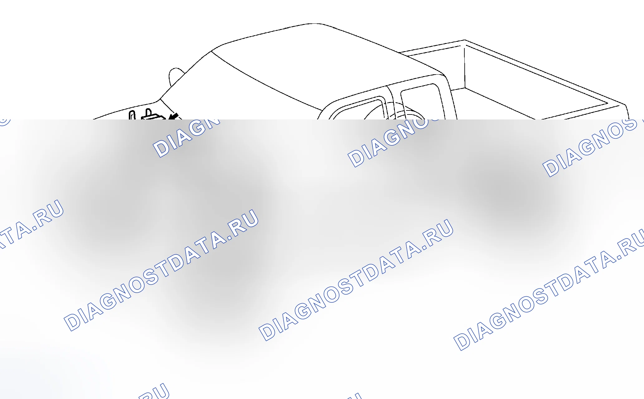 Рис. 72: Проверка на утечку жидкости. Toyota Tundra I рестайлинг
