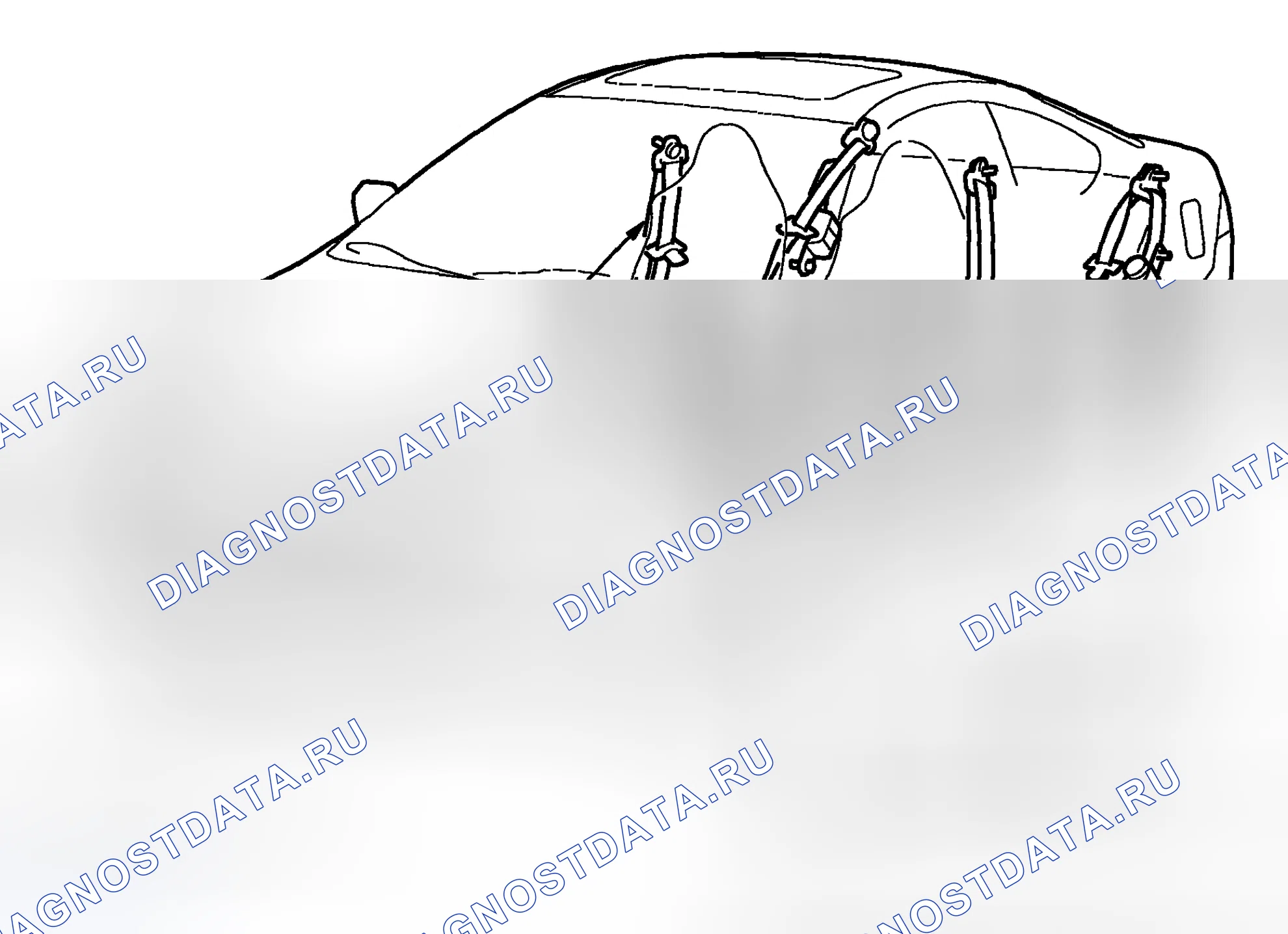 Рис. 1: Указатель расположения компонентов. Acura RSX I