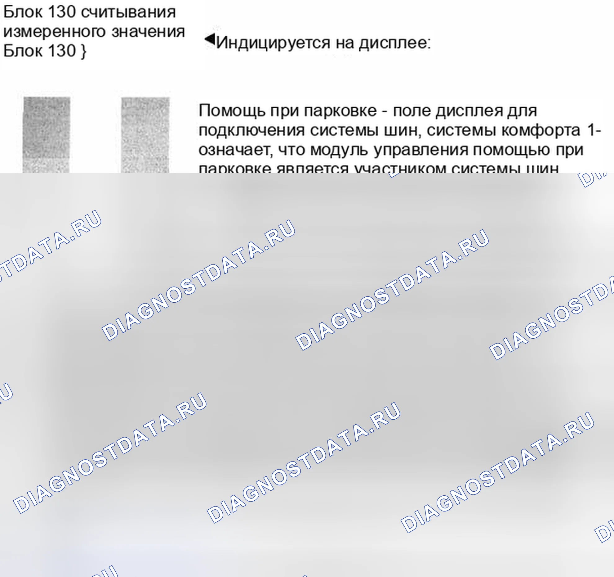 Рис. 13: Блок 130 измеряемых величин. Audi S8 D2 рестайлинг 2