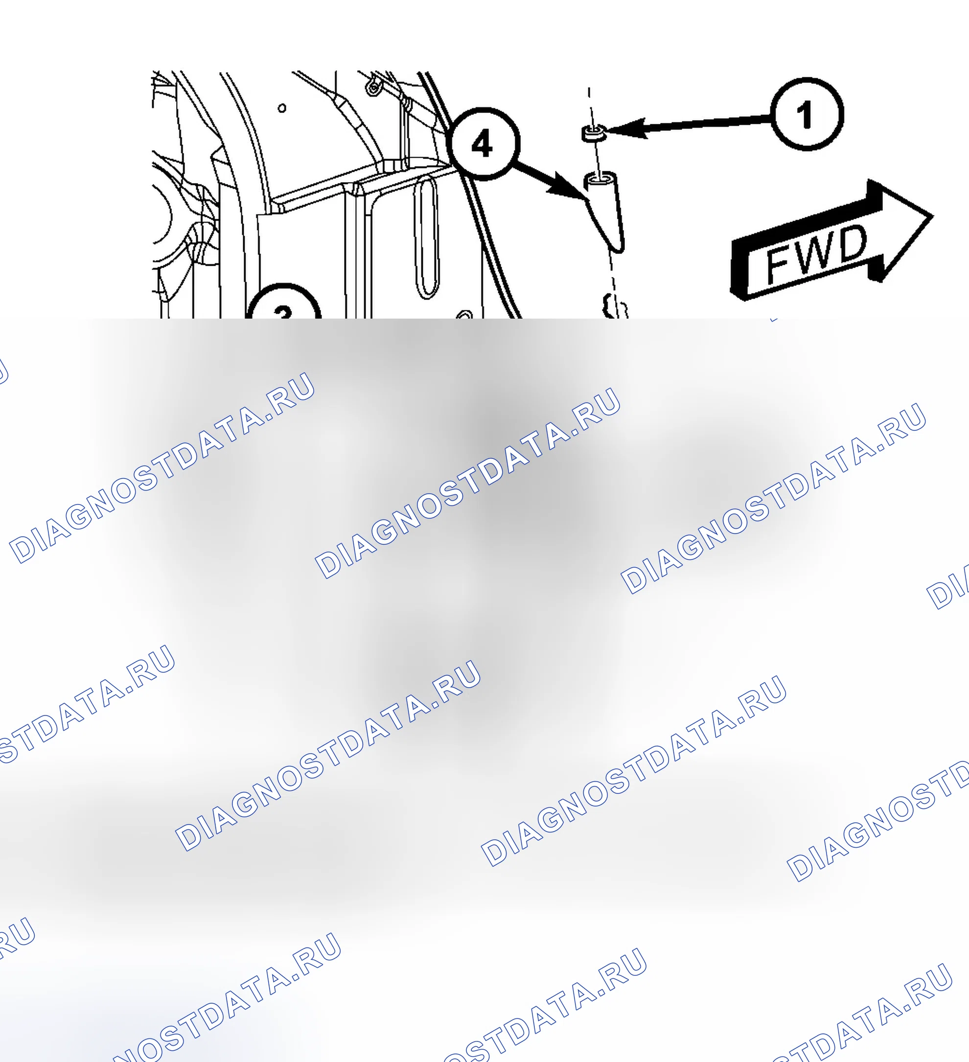 Рис. 12: ДЕМОНТАЖ. Dodge Pickup R2500 