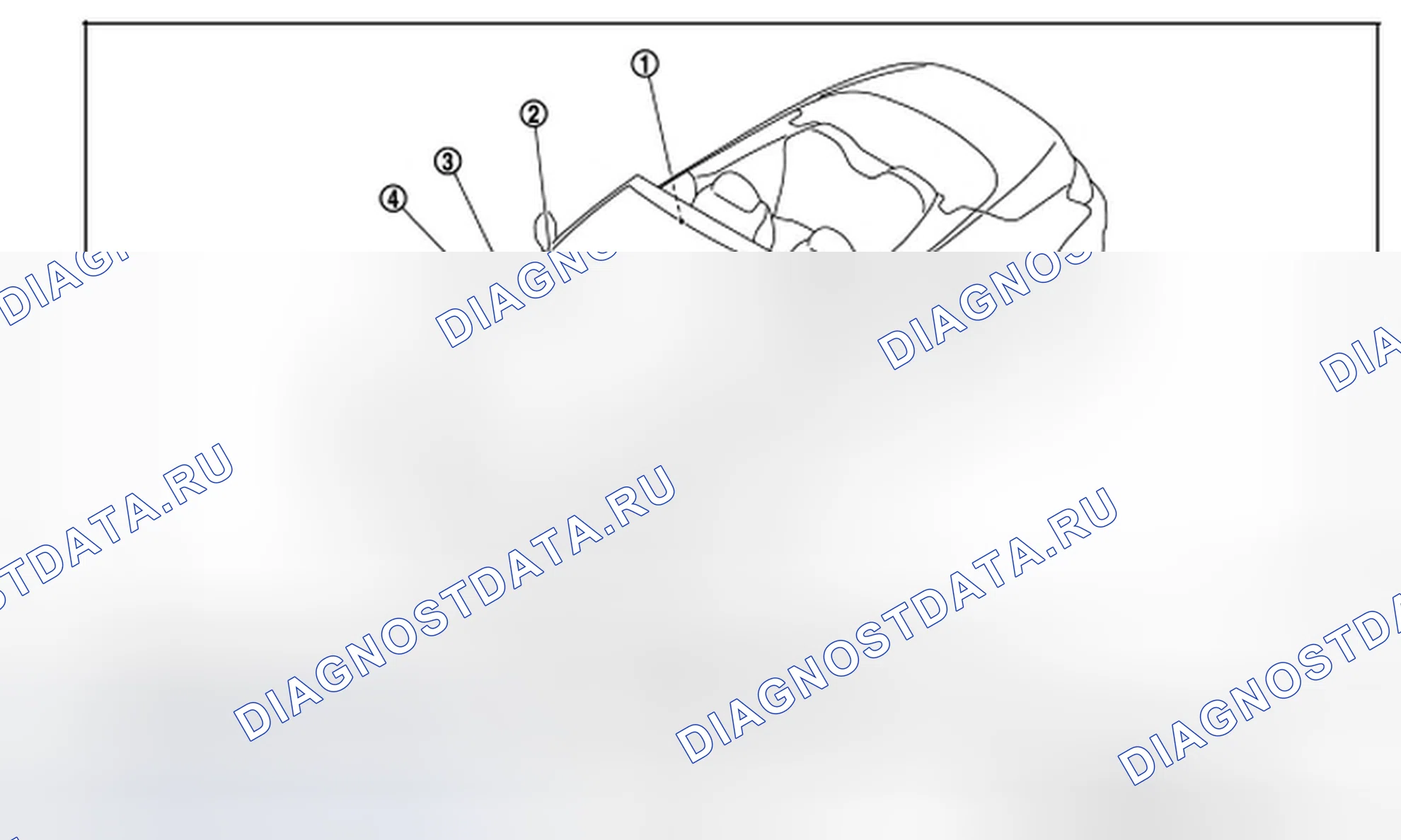 Рис. 72: Расположение компонентов. Infiniti Q60 I