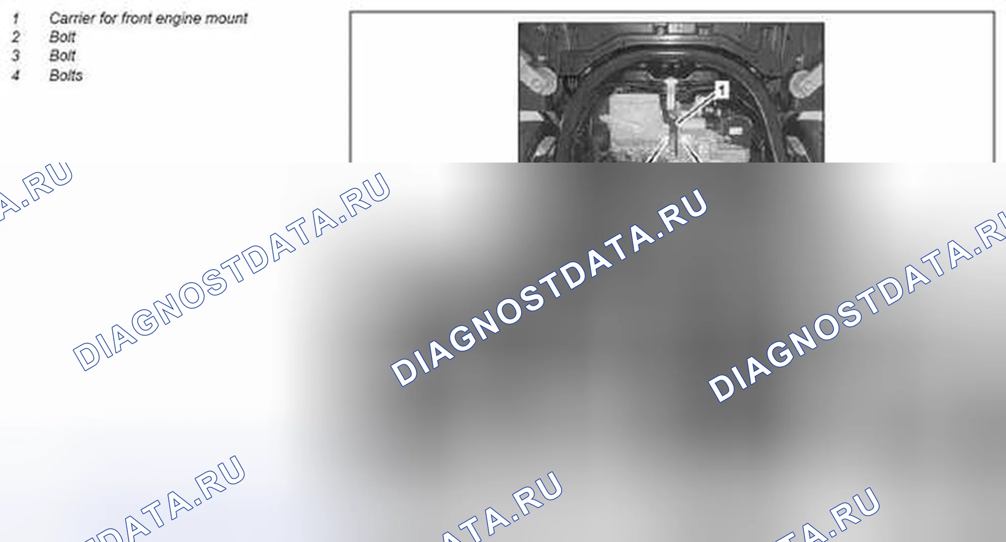 Рис. 215: Снять / установить кронштейн для крепления двигателя - AR22.10-P-1001MCU. Kia Soul I