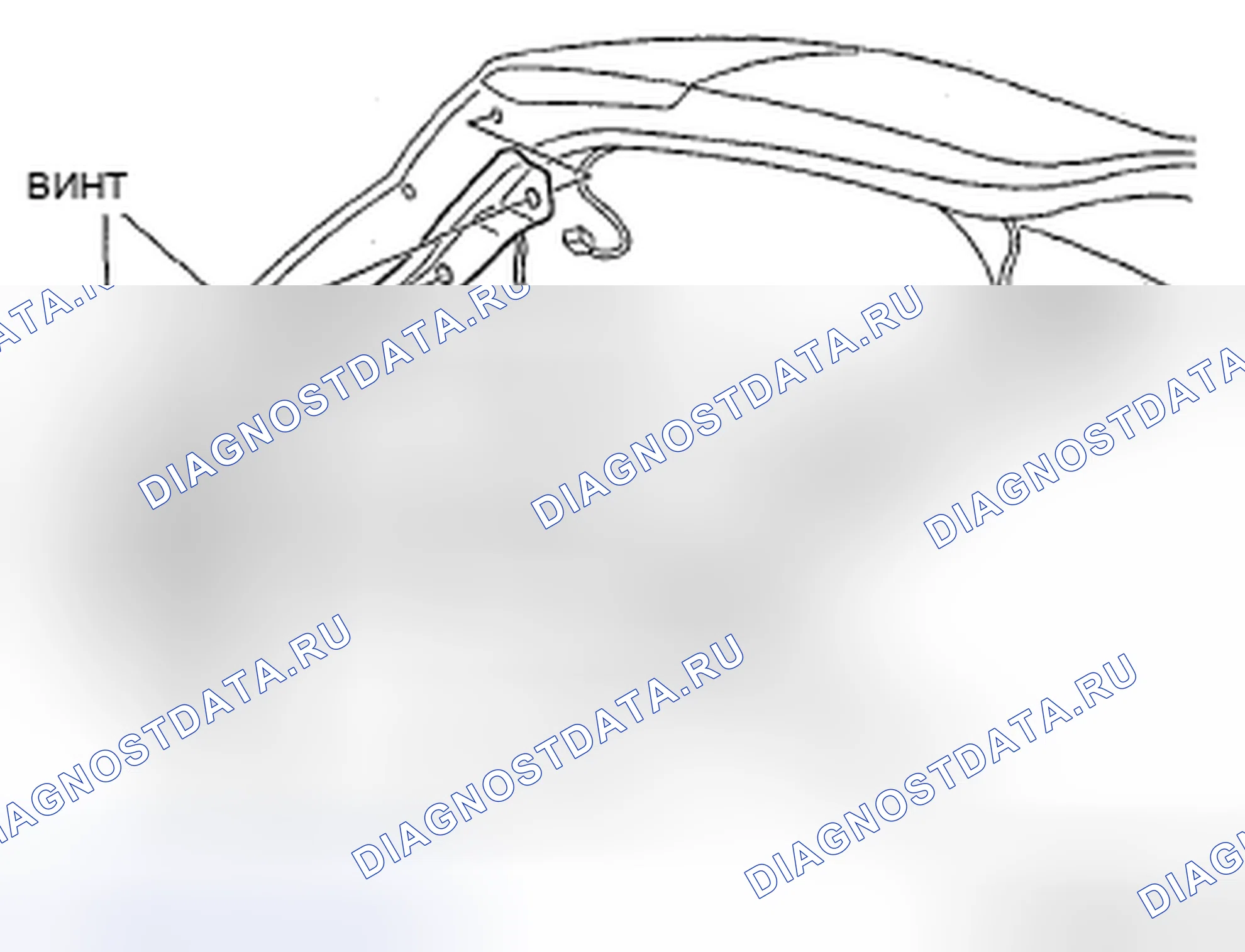 Рис. 19: СНЯТИЕ / УСТАНОВКА ДАТЧИКА КАСАНИЯ Питание дверь багажника (PLG). Mazda CX-9 I