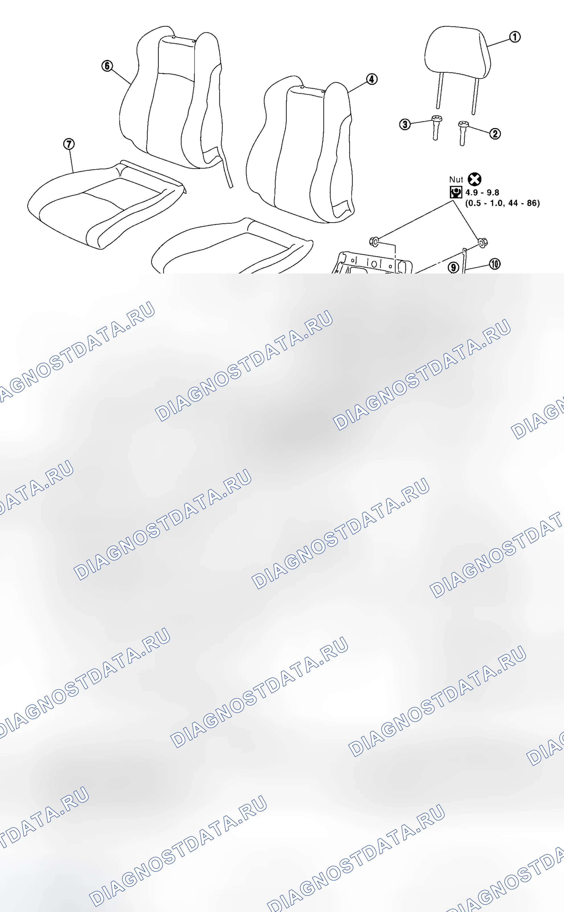 Рис. 78: СИДЕНЬЕ С РУЧНЫМ УПРАВЛЕНИЕМ (КУПЕ). Honda Logo I