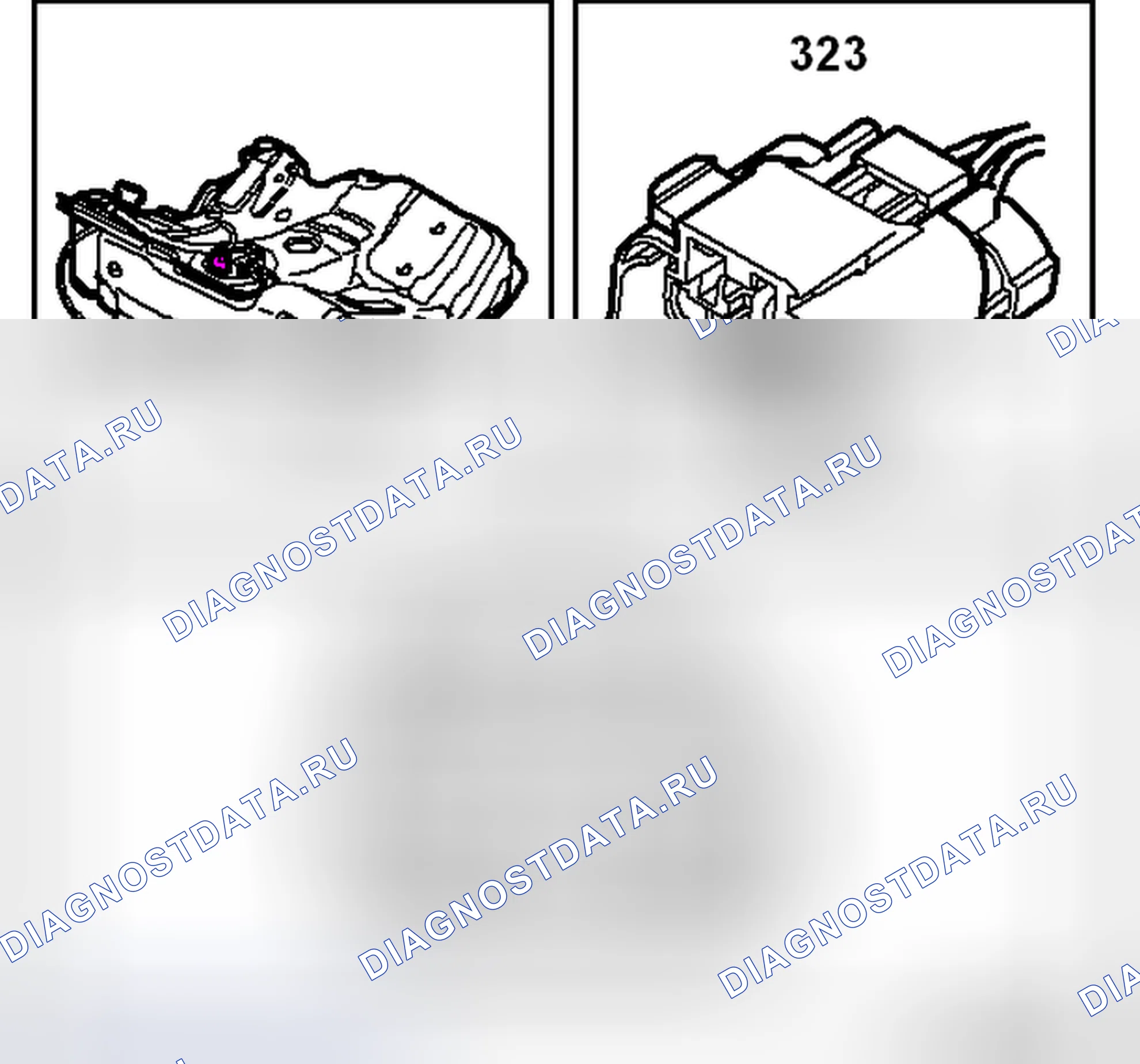Рис. 71: Двигатель, топливный насос (323). Kia Optima II