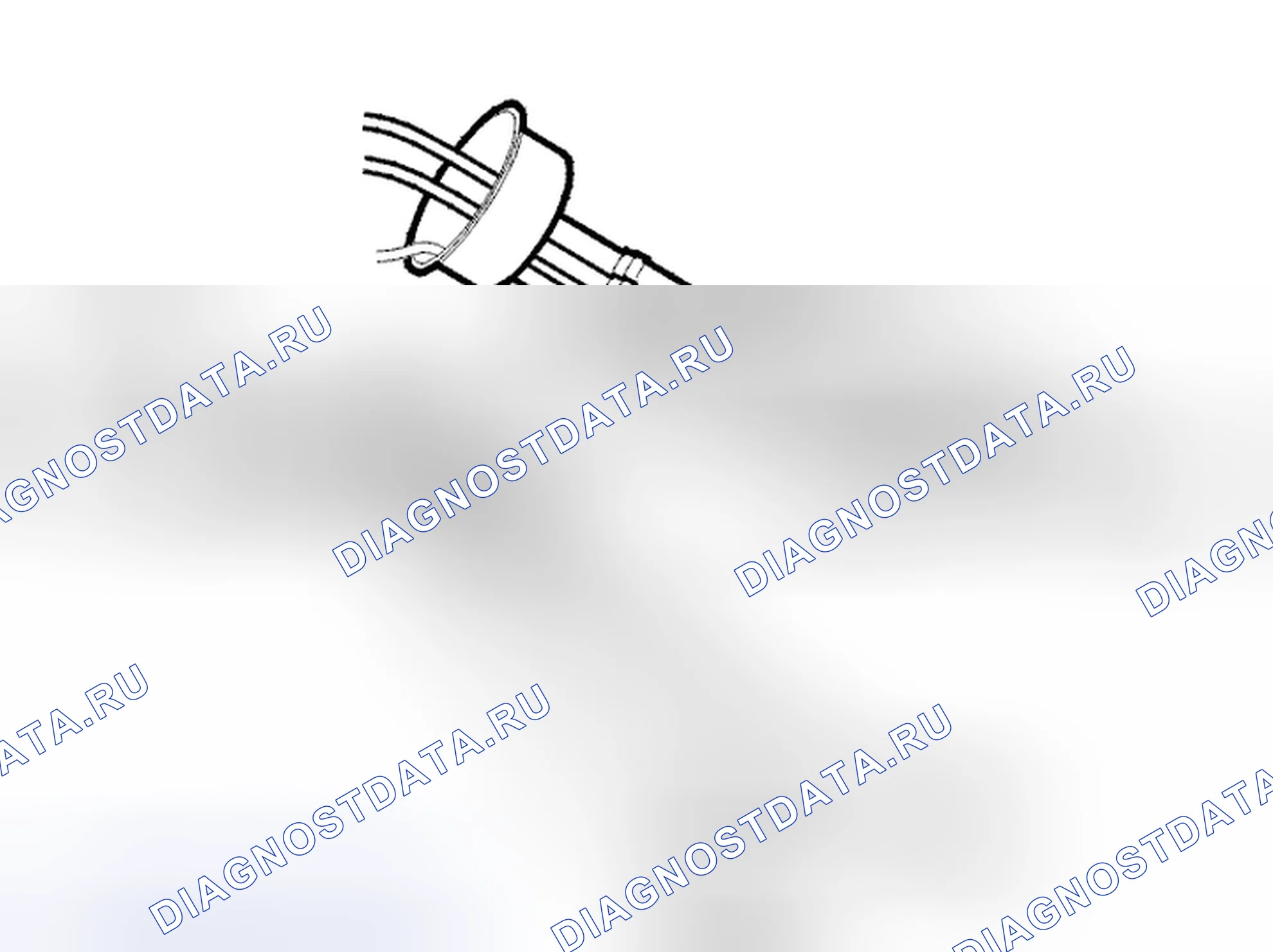 Рис. 352: Датчик уровня топлива AWD. Volvo C70 I