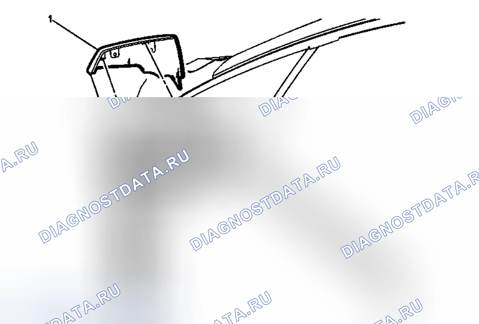 Рис. 10: Замена крышки корпуса наружного зеркала заднего вида. Cadillac ELR I