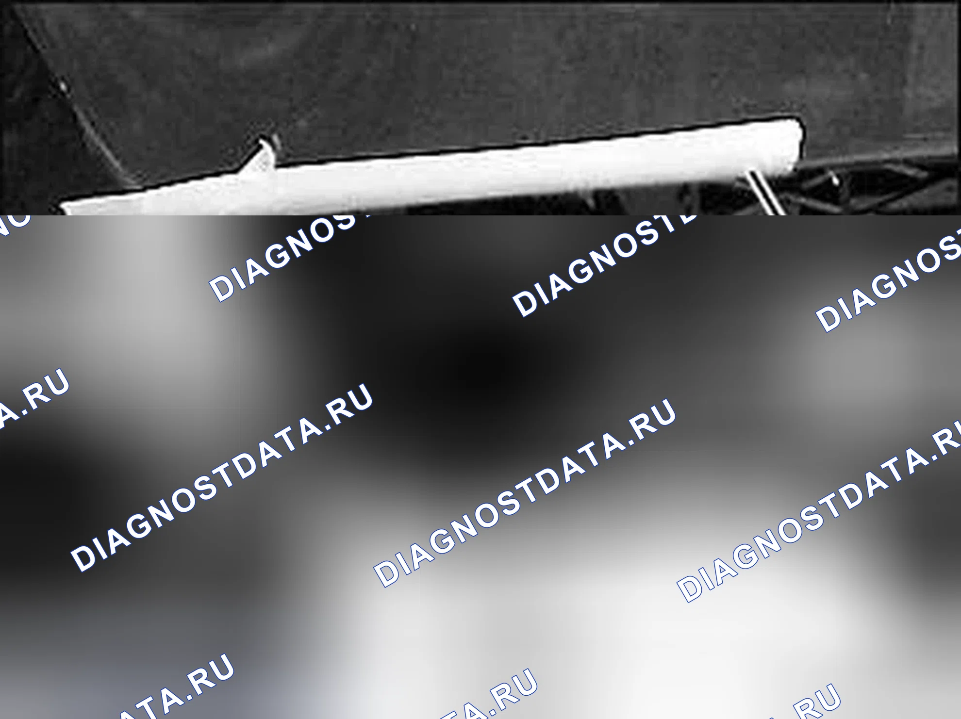 Рис. 23: Идентификация датчика ACC, клейкой ленты и специального инструмента (00 9 317). BMW M3 E90