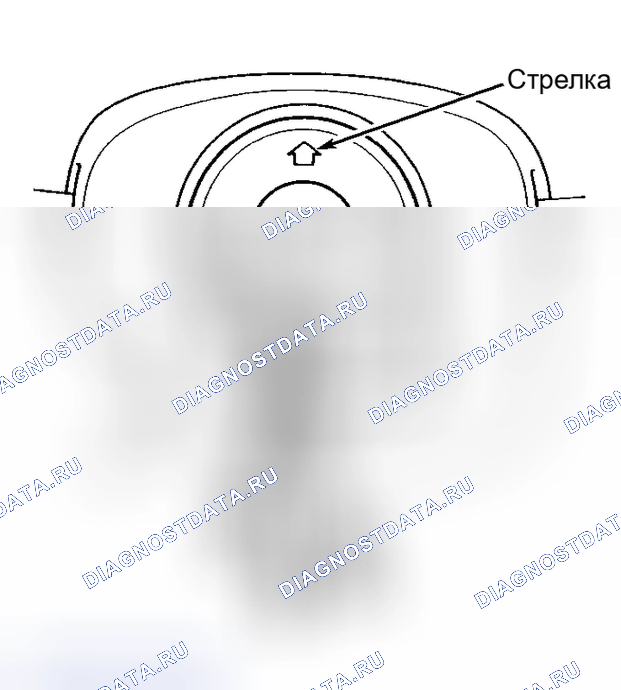 Рис. 23: ЦЕНТРОВКА КАБЕЛЬНОЙ КАТУШКИ. Acura RSX I