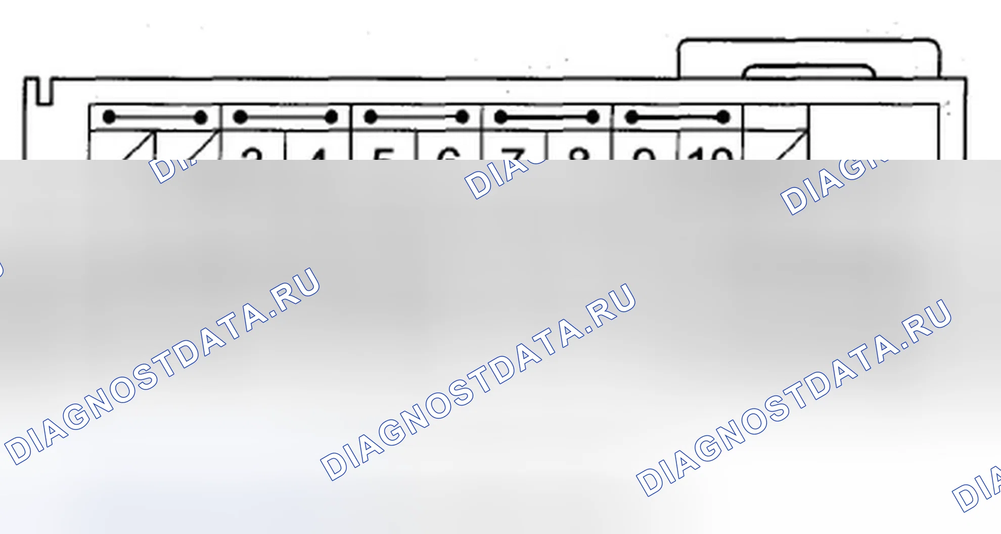 Рис. 261: Входы и выходы модуля SRS на разъеме A (39P). Acura ZDX I