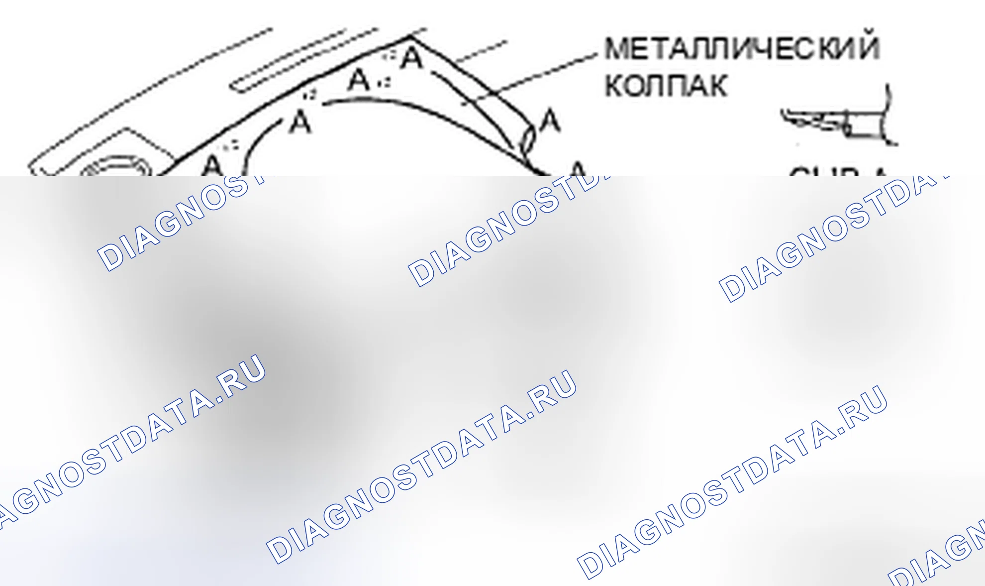 Рис. 17: СНЯТИЕ / УСТАНОВКА КОЛПАКА СЧЕТЧИКА. Mazda CX-9 I рестайлинг
