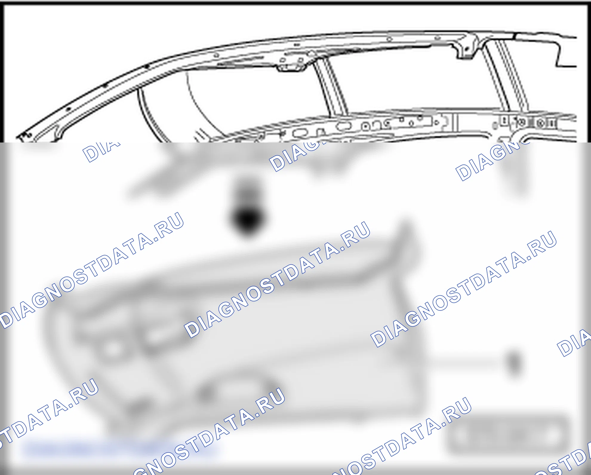 Фасонный потолок. Skoda Roomster I
