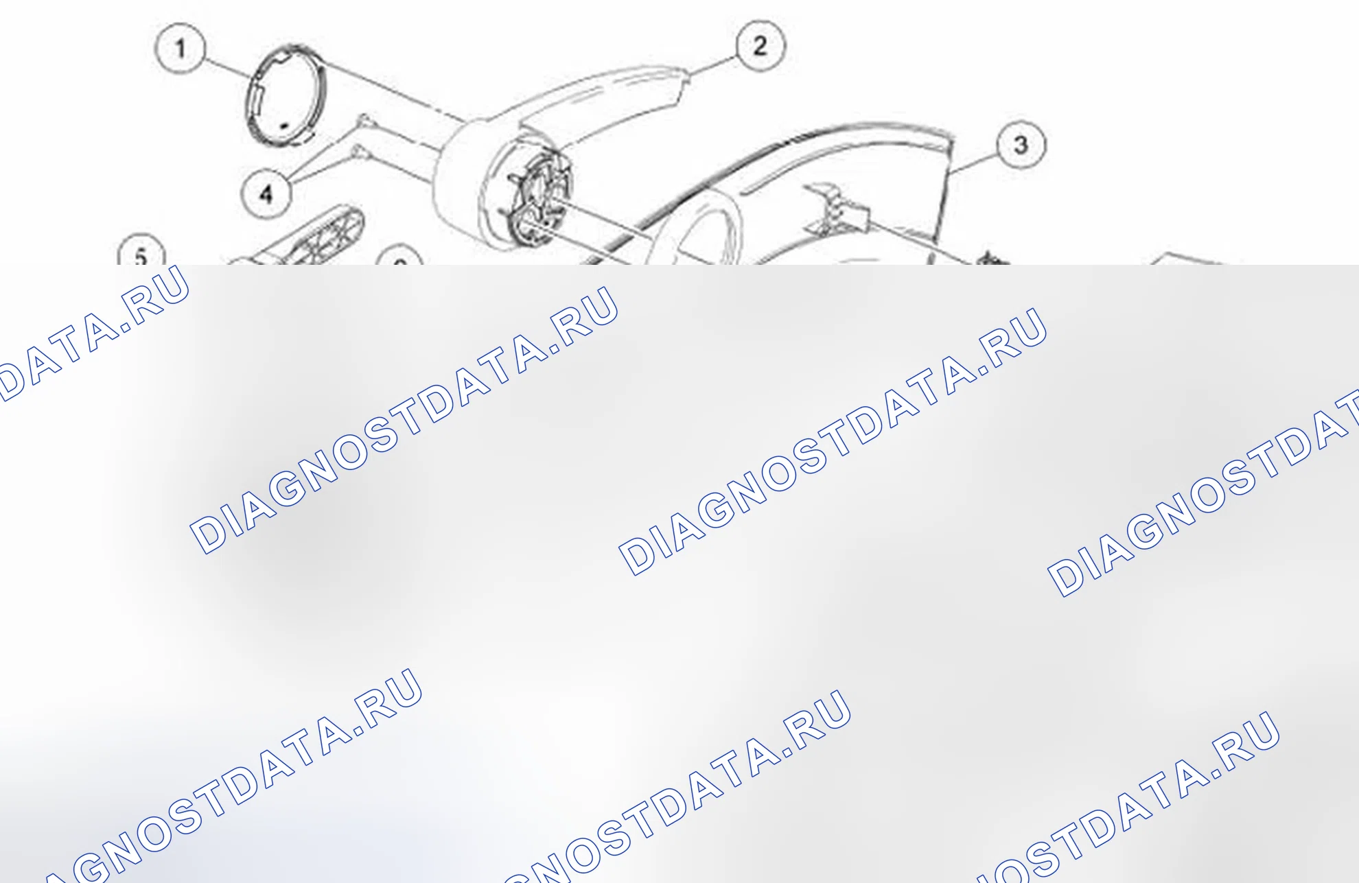 Рис. 54: Боковой щит подушки - Ручной. Ford Mustang V рестайлинг 2