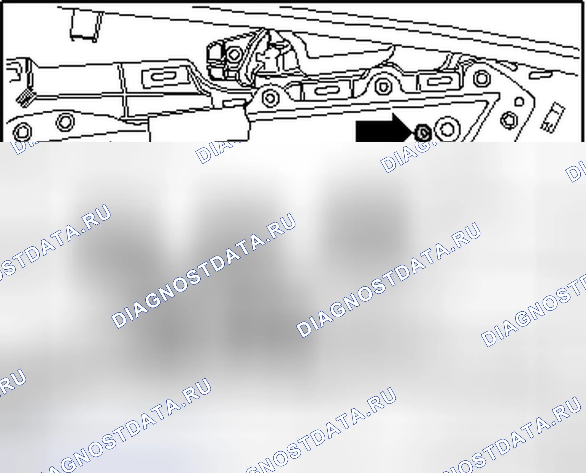 Рис. 38: ПЕРЕКЛЮЧАТЕЛЬ РЕГУЛЯТОРА ОКНА ДВЕРИ ПЕРЕДНЕГО ПАССАЖИРА -E107. Volkswagen Passat B6