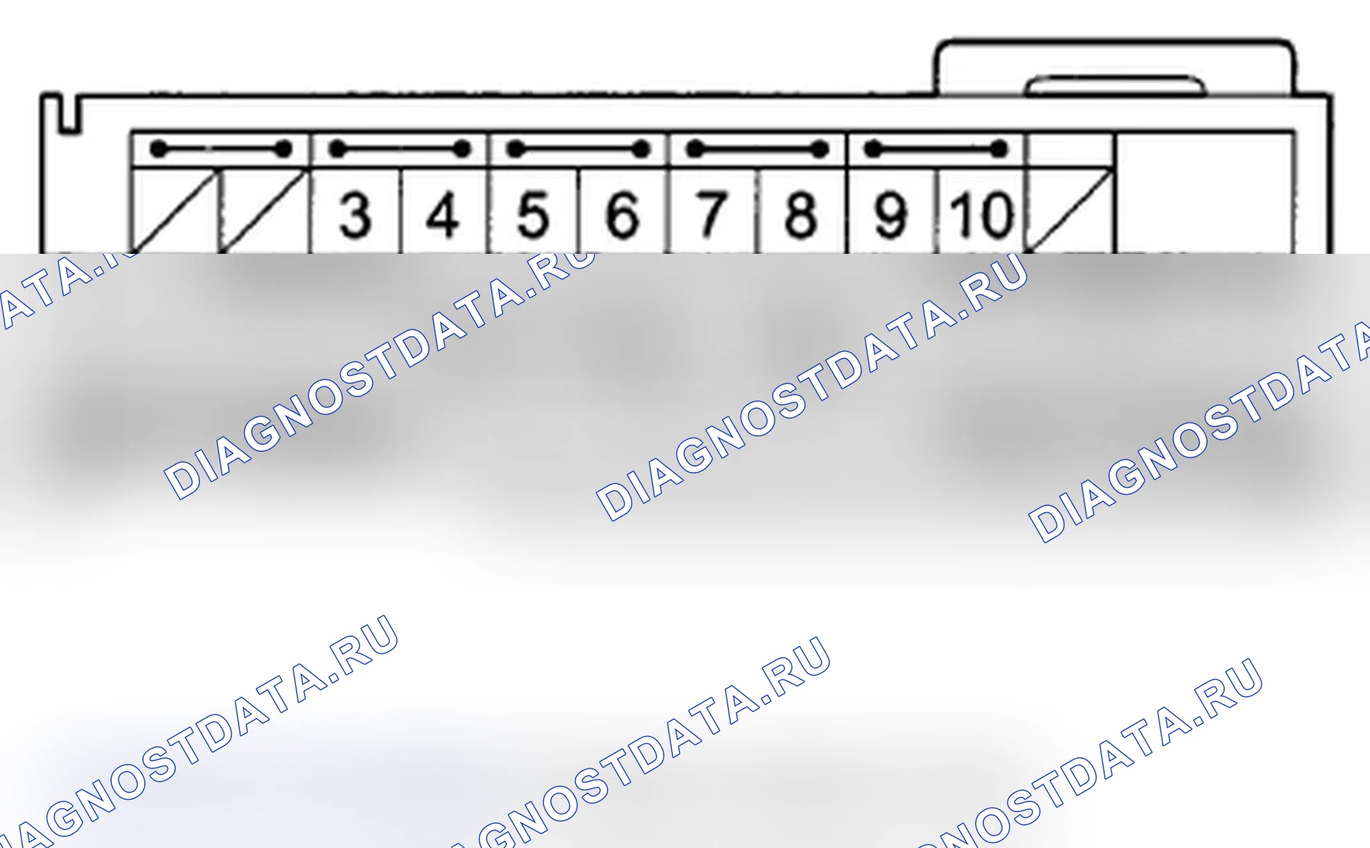 Рис. 44: Входы и выходы модуля SRS разъема A (39P). Acura TL IV рестайлинг